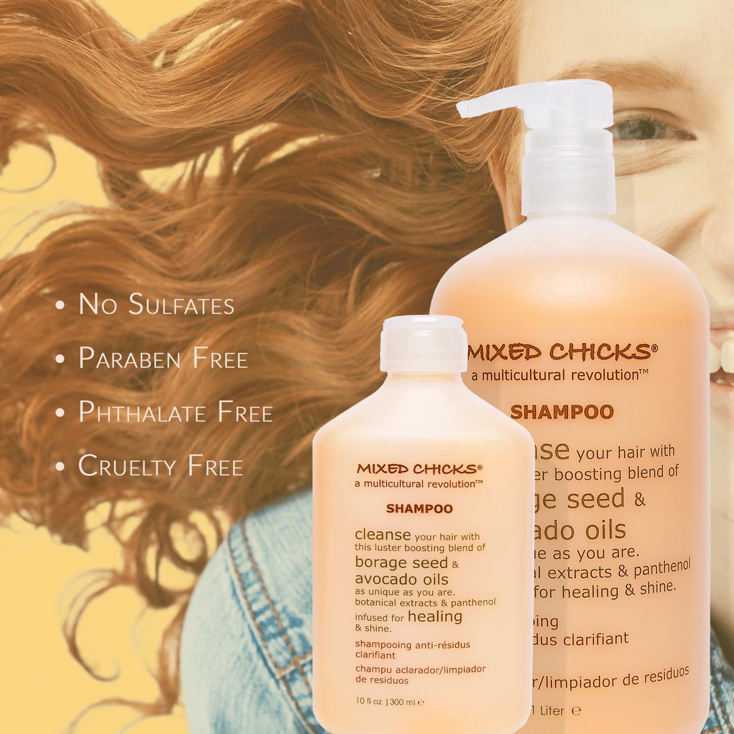 Sienna Mixed Chicks Gentle Clarifying Shampoo, 10 fl. oz.