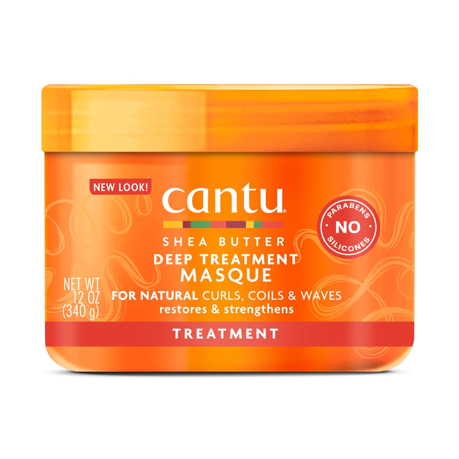 Coral Cantu Deep Treatment Masque with Shea Butter for Natural Hair, 12 oz