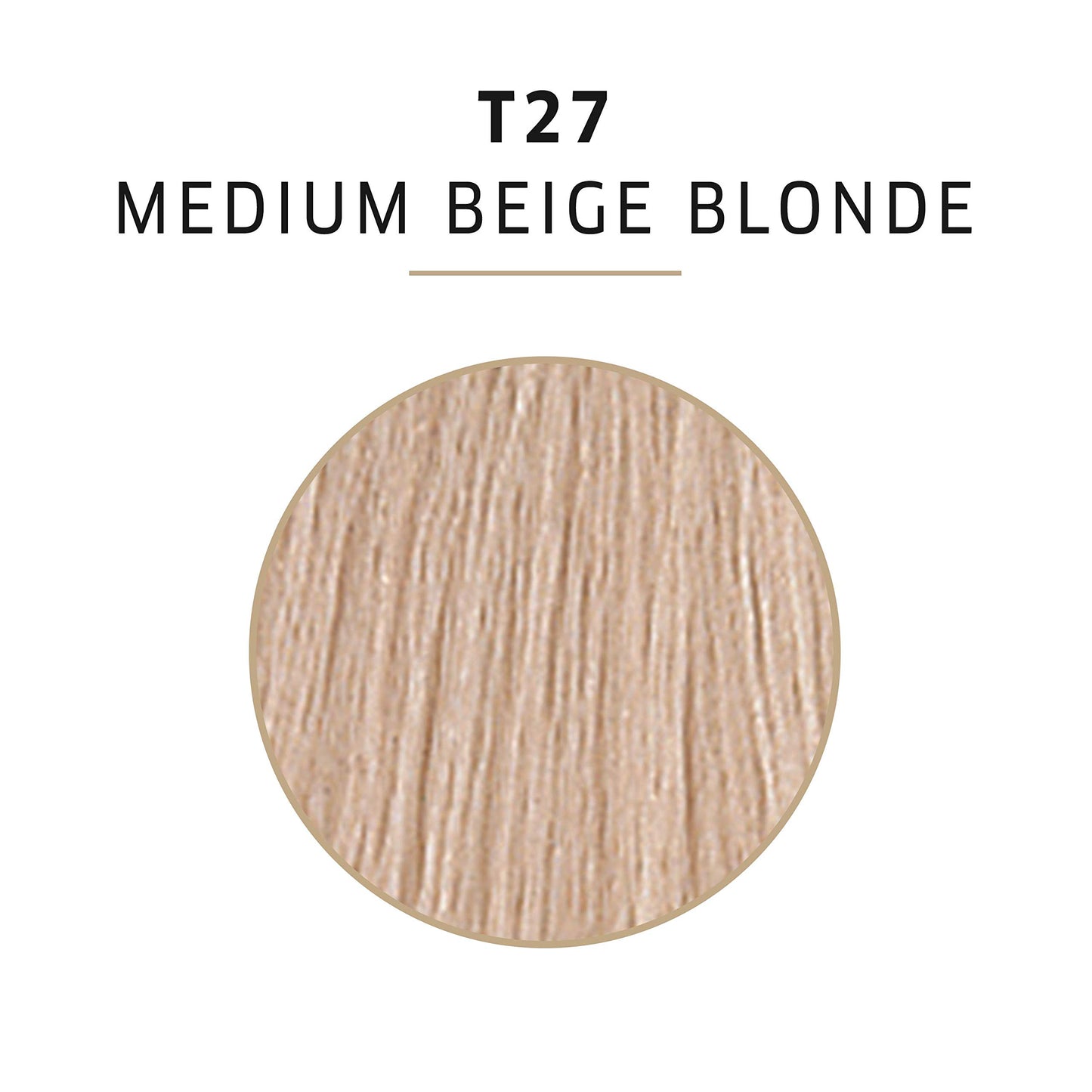 White Smoke WELLA colorcharm Hair Toner, Neutralize Brass With Liquifuse Technology, T27 Medium Beige Blonde, 1.4 oz (Pack of 2)