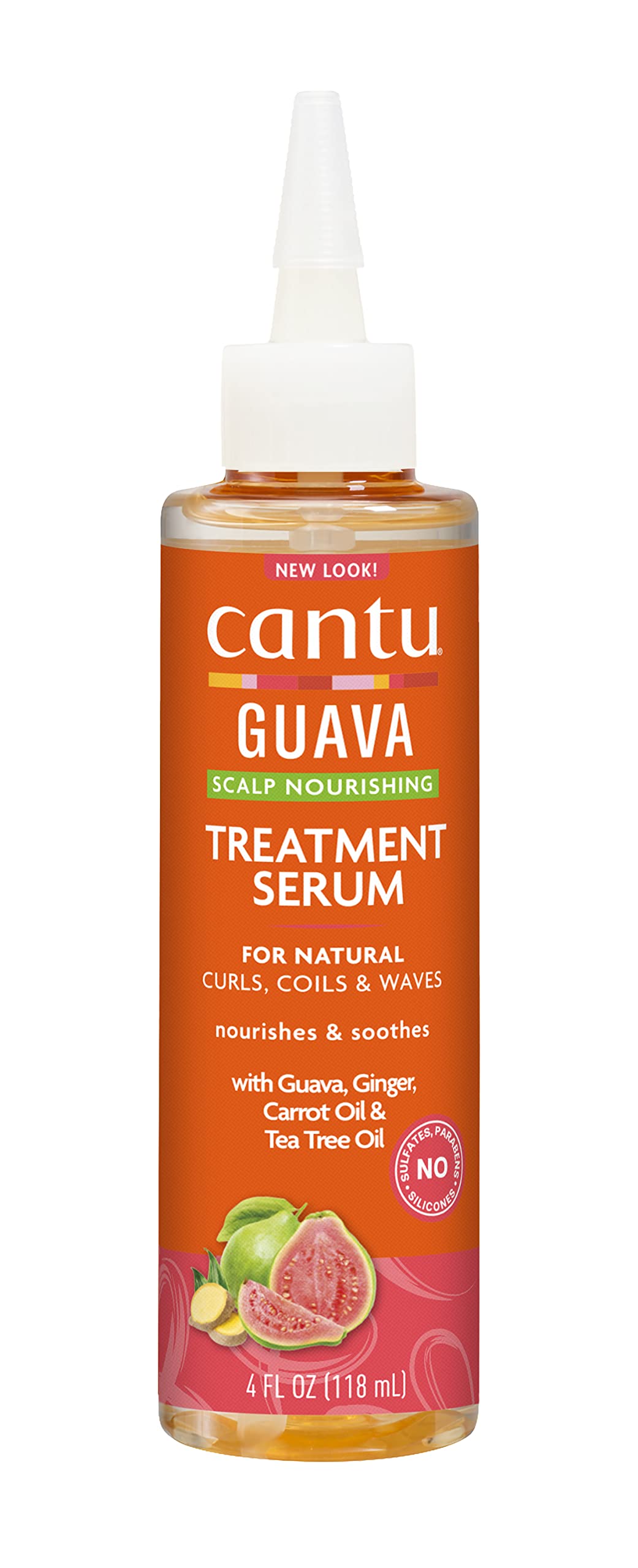 White Smoke Cantu Guava & Ginger, Scalp Nourishing Treatment Serum, 4 fl oz (118 ml)