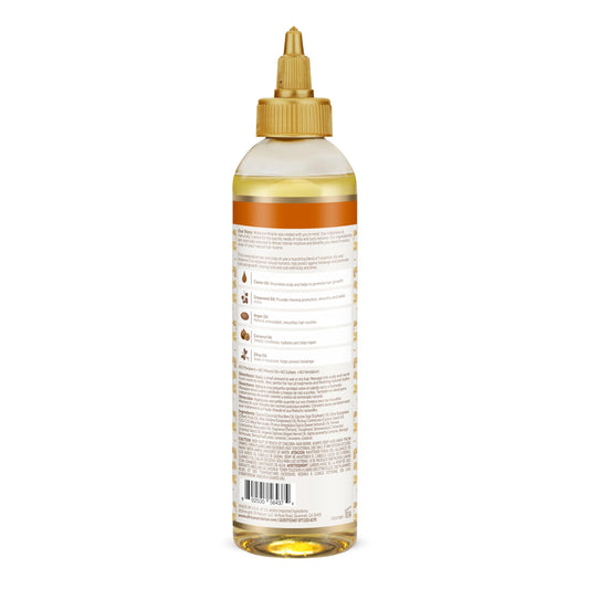 White Smoke African Pride Moisture Miracle 5 Essential Hair Oils with Vitamin E | Moisture, Shine, Protection, and Growth | Argan, Castor, Grapeseed, Coconut, and Olive Oil | 8 oz