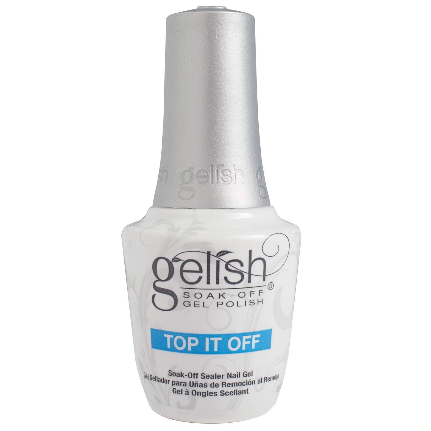 White Smoke Gelish Terrific Trio and Fantastic Four Manicure and Nail Maintenance Collection with Base Gel, Top Gel, pH Bond, and Nourishing Cuticle Oil