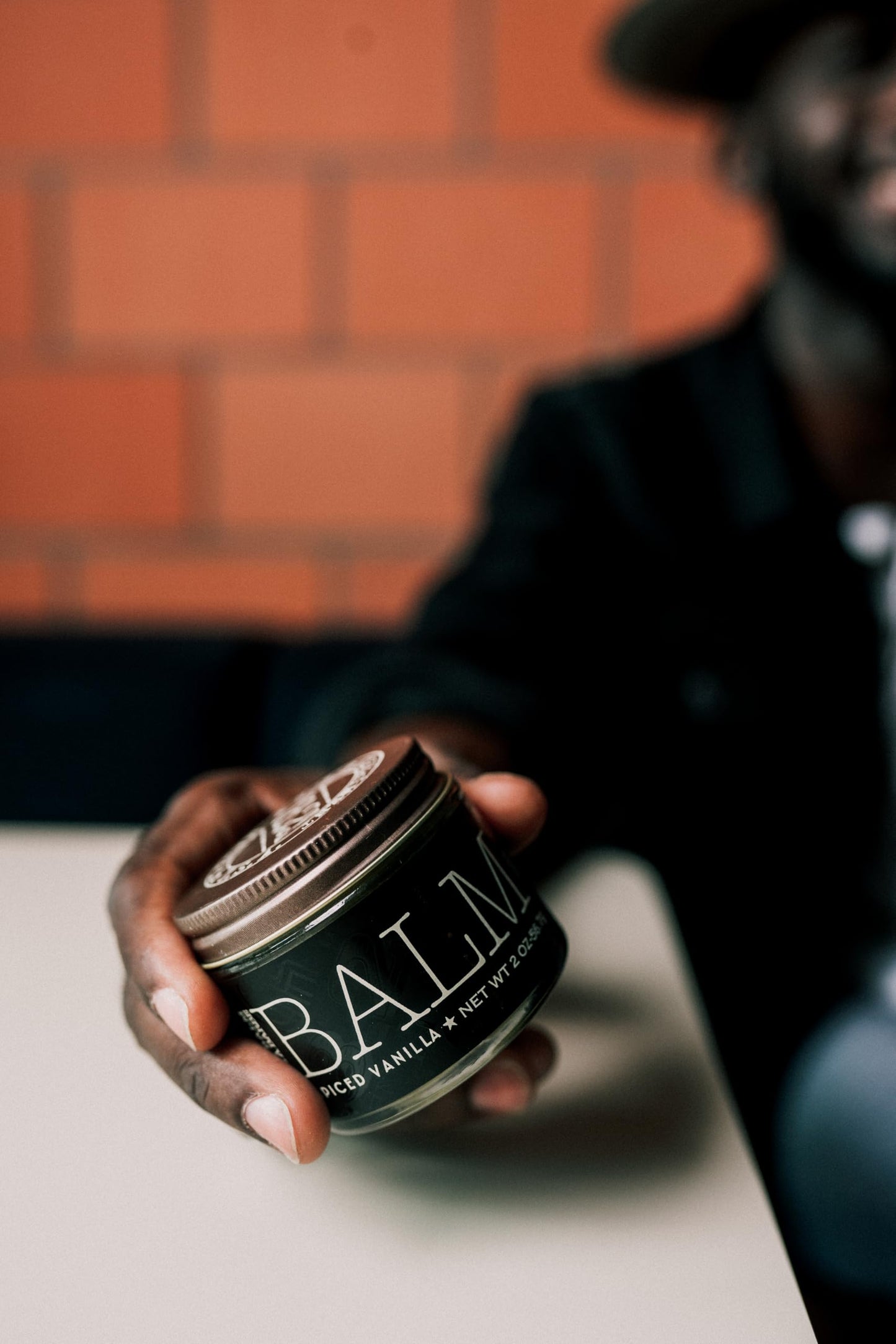 Black 18.21 Man Made Beard Balm for Men, Spiced Vanilla, 2 fl. oz - Premium Grooming Cream with Low Shine for Conditioning and Shaping Beards, Mustaches - Scented Facial Hair Balms, Long-Lasting Moisture