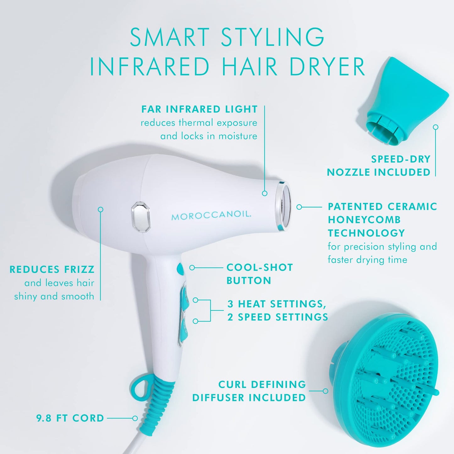 Lavender Moroccanoil Smart Styling Infrared Hair Dryer