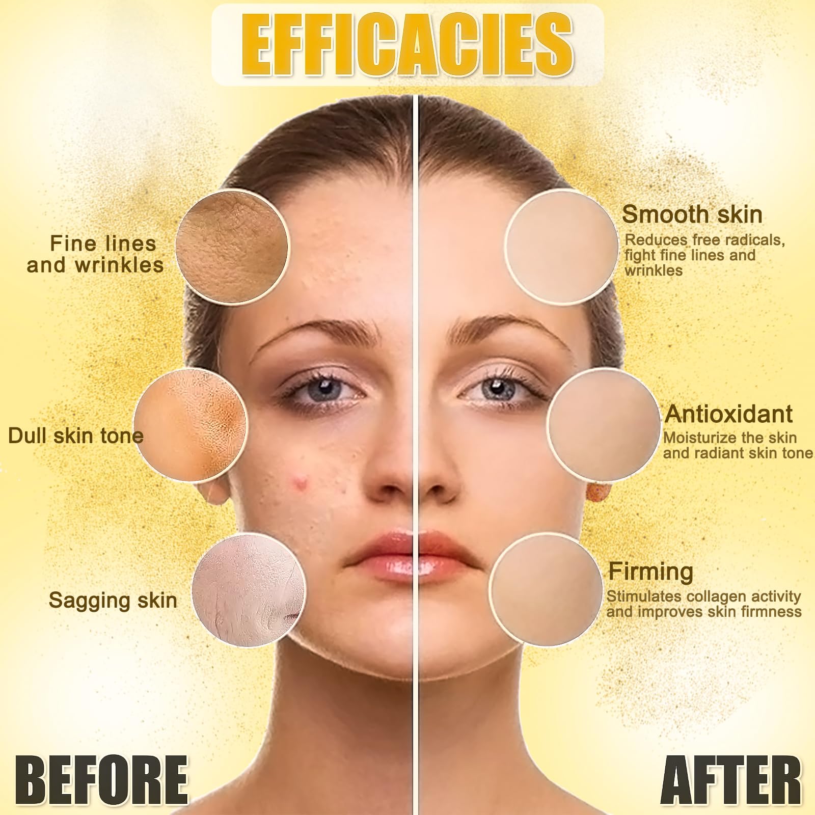 Beige YMEYFAN Jelly Mask Powder for Facial Professional - 24K Gold Anti-Aging & Firming Jelly Mask, Hydrating Jelly Face Mask Skin Care, Gel Peel Off Mask for Spa Salon Vajacial Mask 17.6Fl Oz