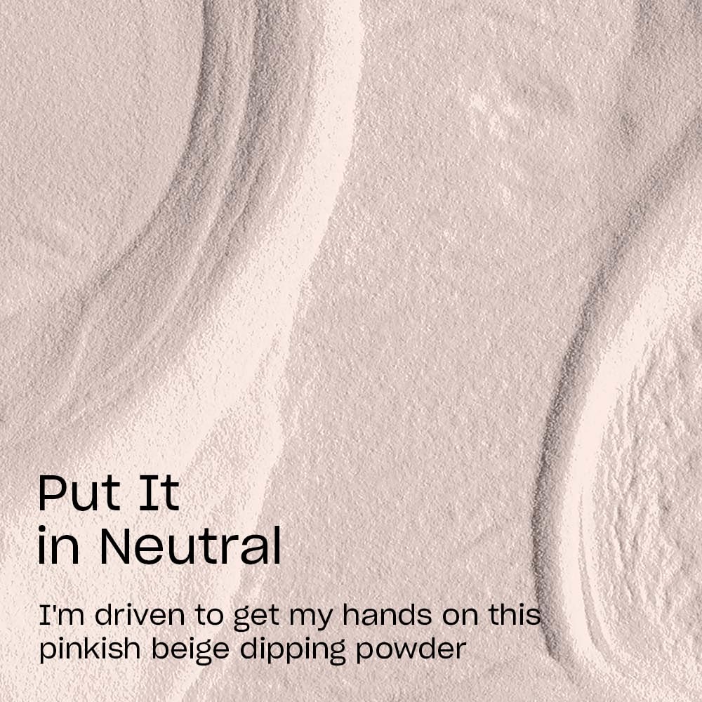 Light Gray OPI Powder Perfection Put It in Neutral | Sheer Soft Pink Crème Nail Dipping Powder | Acrylic Alternative