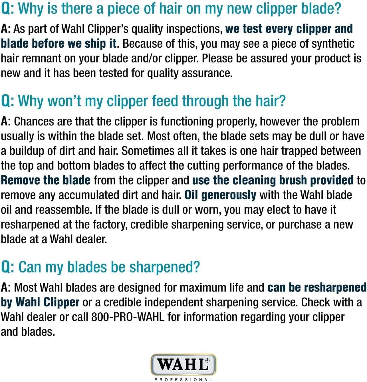White Smoke Wahl Professional Animal 3F Full Extra Coarse Competition Series Detachable Blade with 25/64-Inch Cut Length (2376-100)