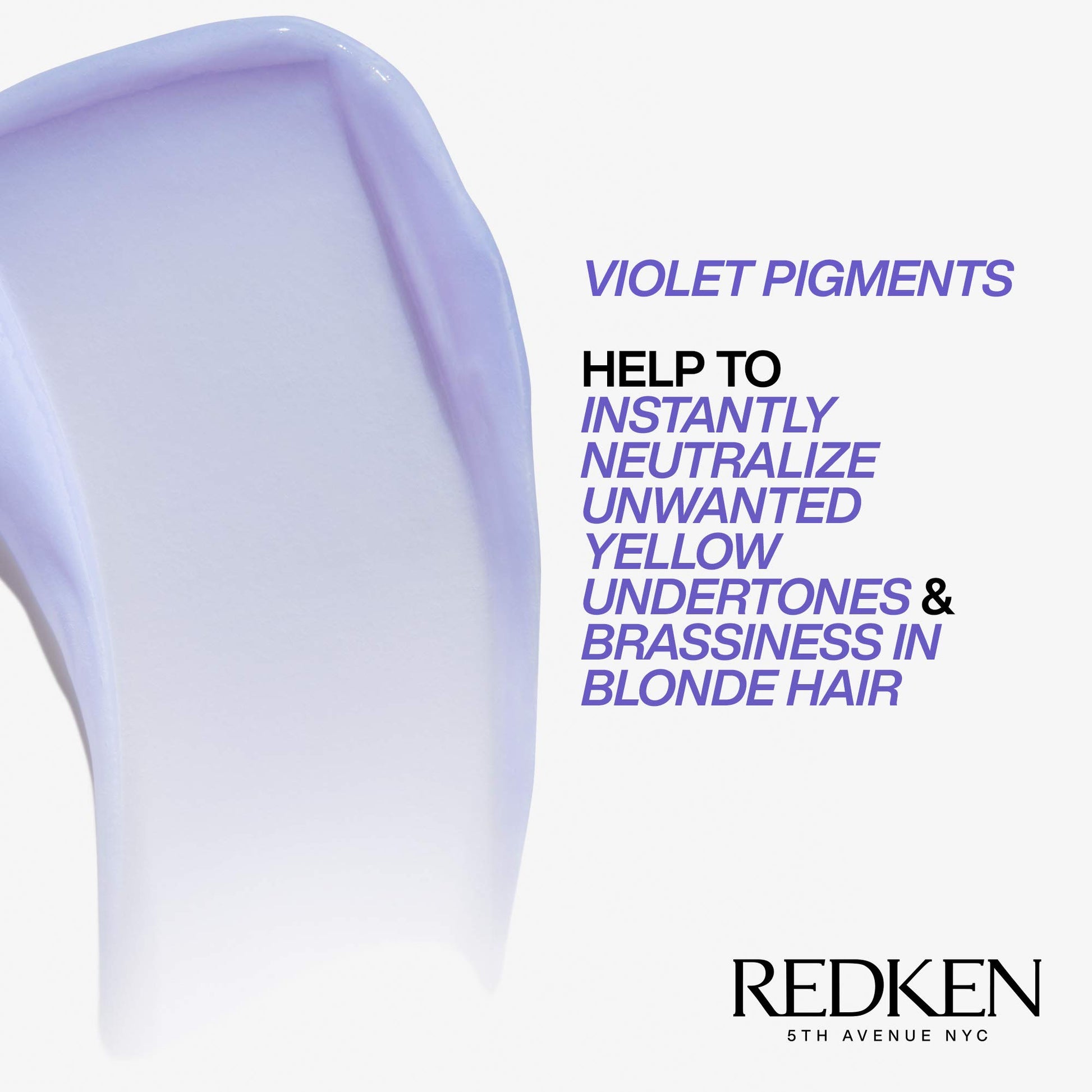White Smoke Redken Color Extend Blondage Color Depositing Purple Shampoo, Conditioner and Anti-Brass Mask Set For Blonde Hair - Neutralizes Brassy Tones In Blonde Hair With Citric Acid