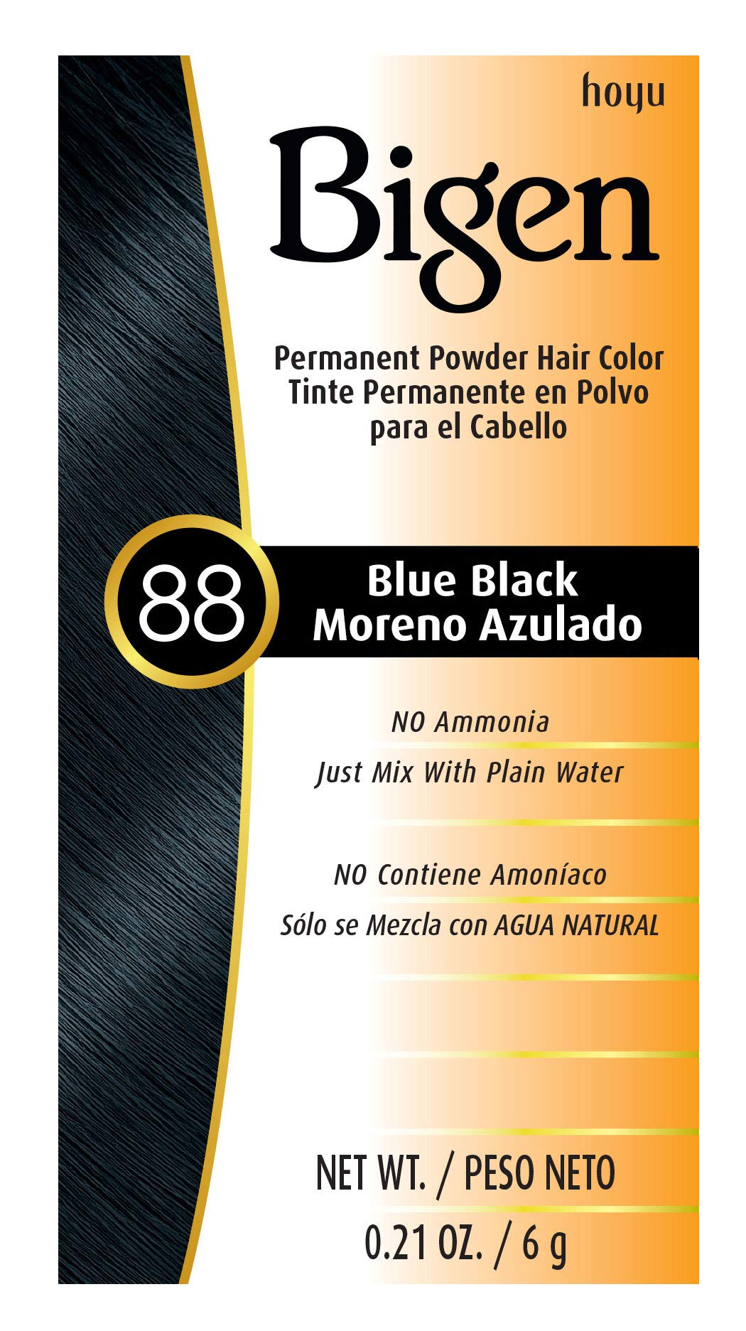 White Smoke #88 Blue Black Bigen Permanent Powder (3 Pack)