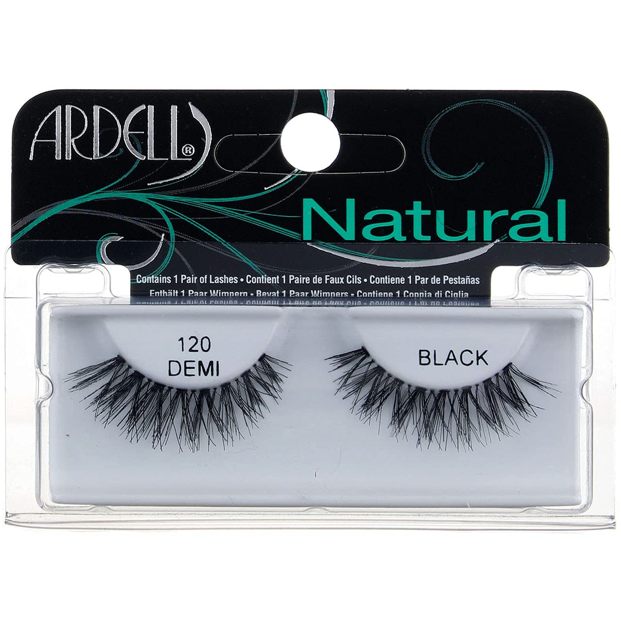 Black Ardell Fashion Lashes Natural Strip Lash, Black [120] 1 ea (Pack of 3)