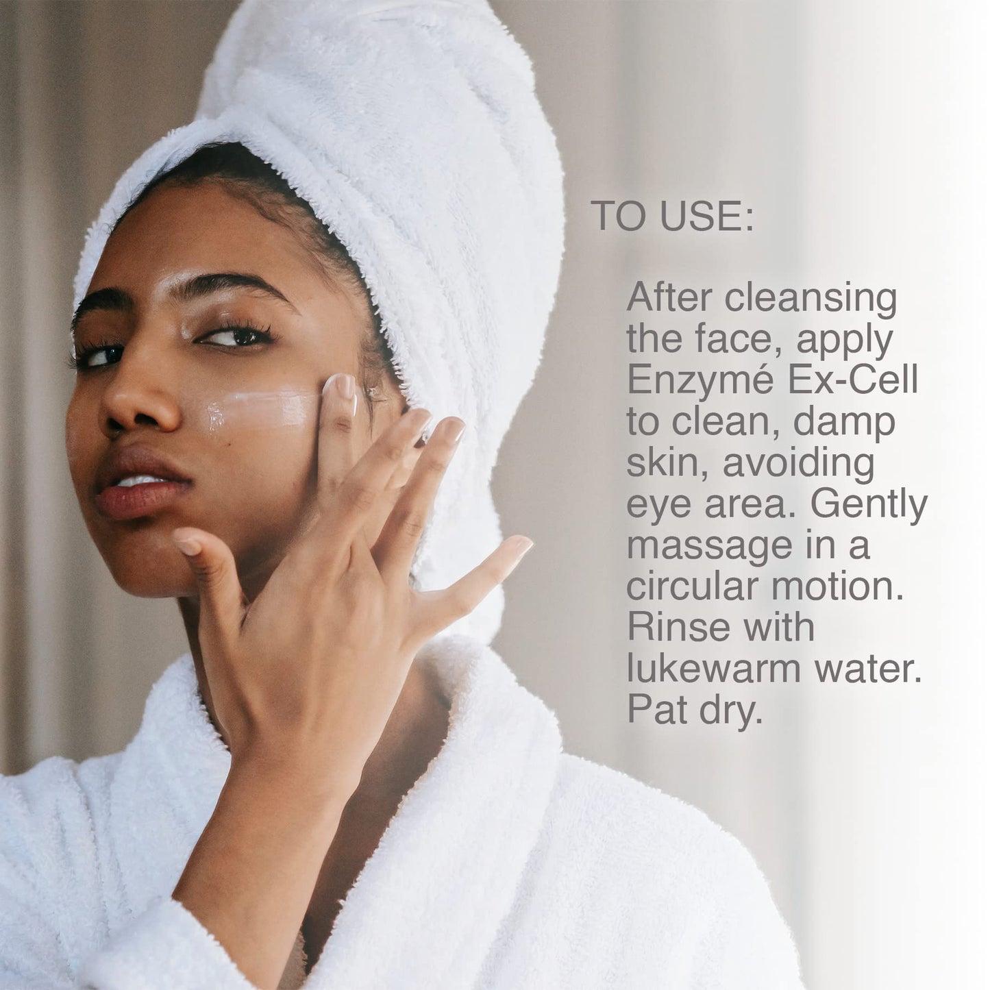 White Smoke Pharmagel Enzyme Ex-Cell - Gentle Papaya Face Exfoliator Scrub for All Skin Types - 6 Ounces