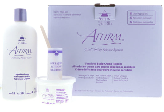 Light Steel Blue Avlon Affirm Sensitive Scalp Kit, 20 Count