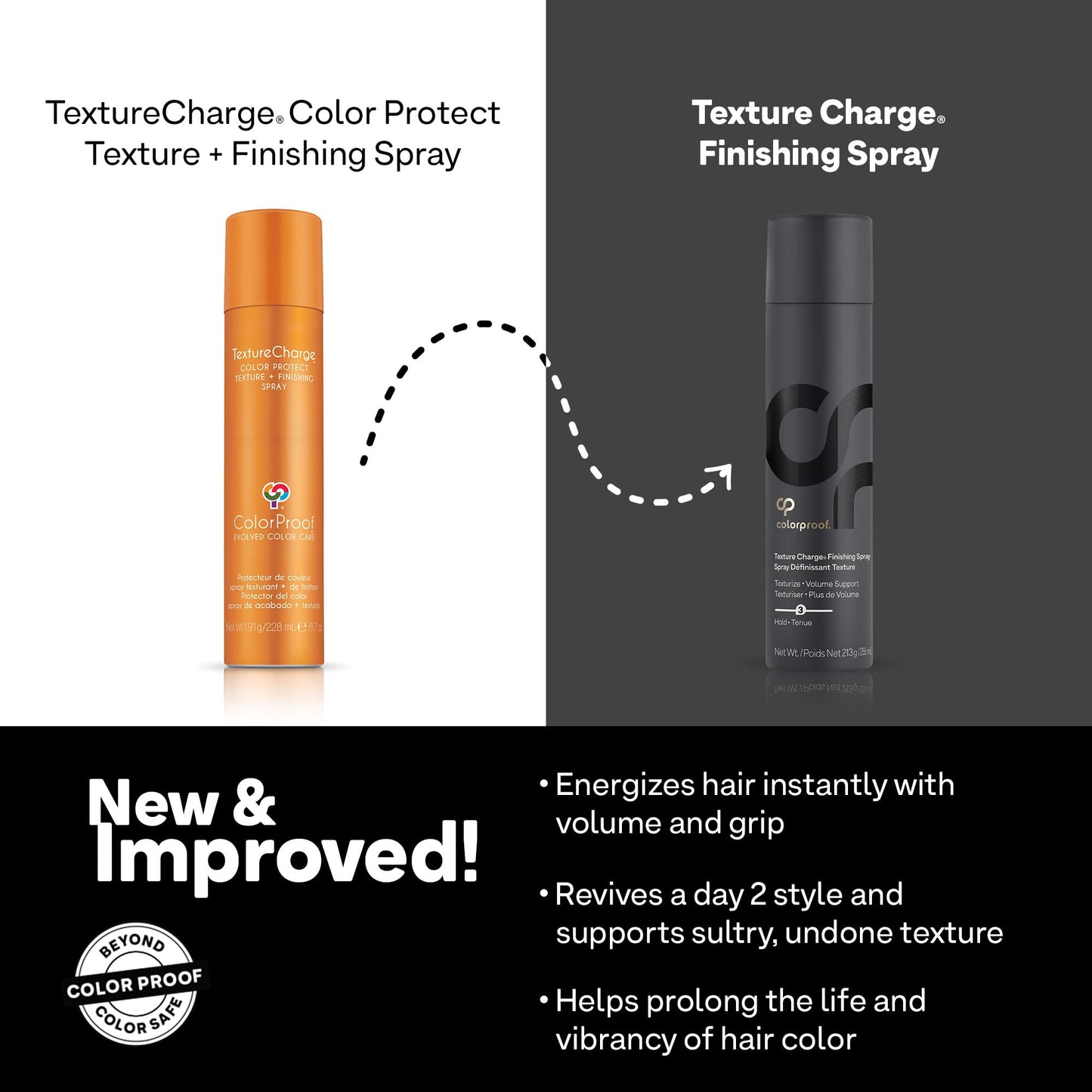 Black Texture Charge Finishing Spray 7.5 Oz