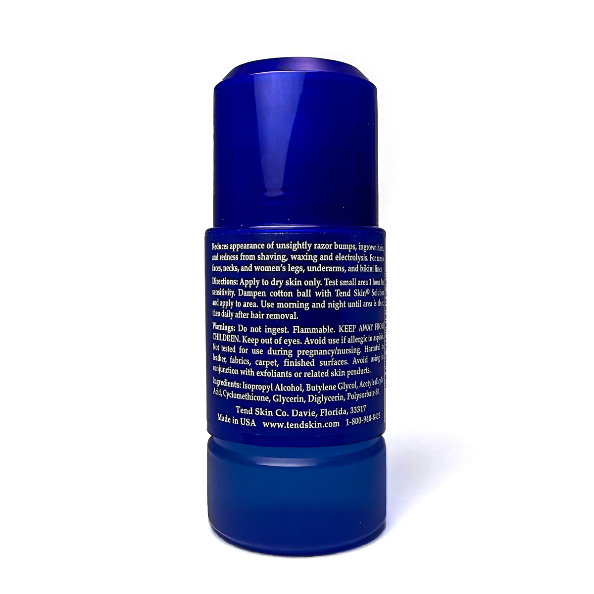White Smoke Tend Skin Razor Bump Solution Refillable Roll-On Solution For Unsightly Razor Bumps, Ingrown Hair And Razor Burns, Post Shaving and Waxing Toner for Men and Women, 2.5 Oz