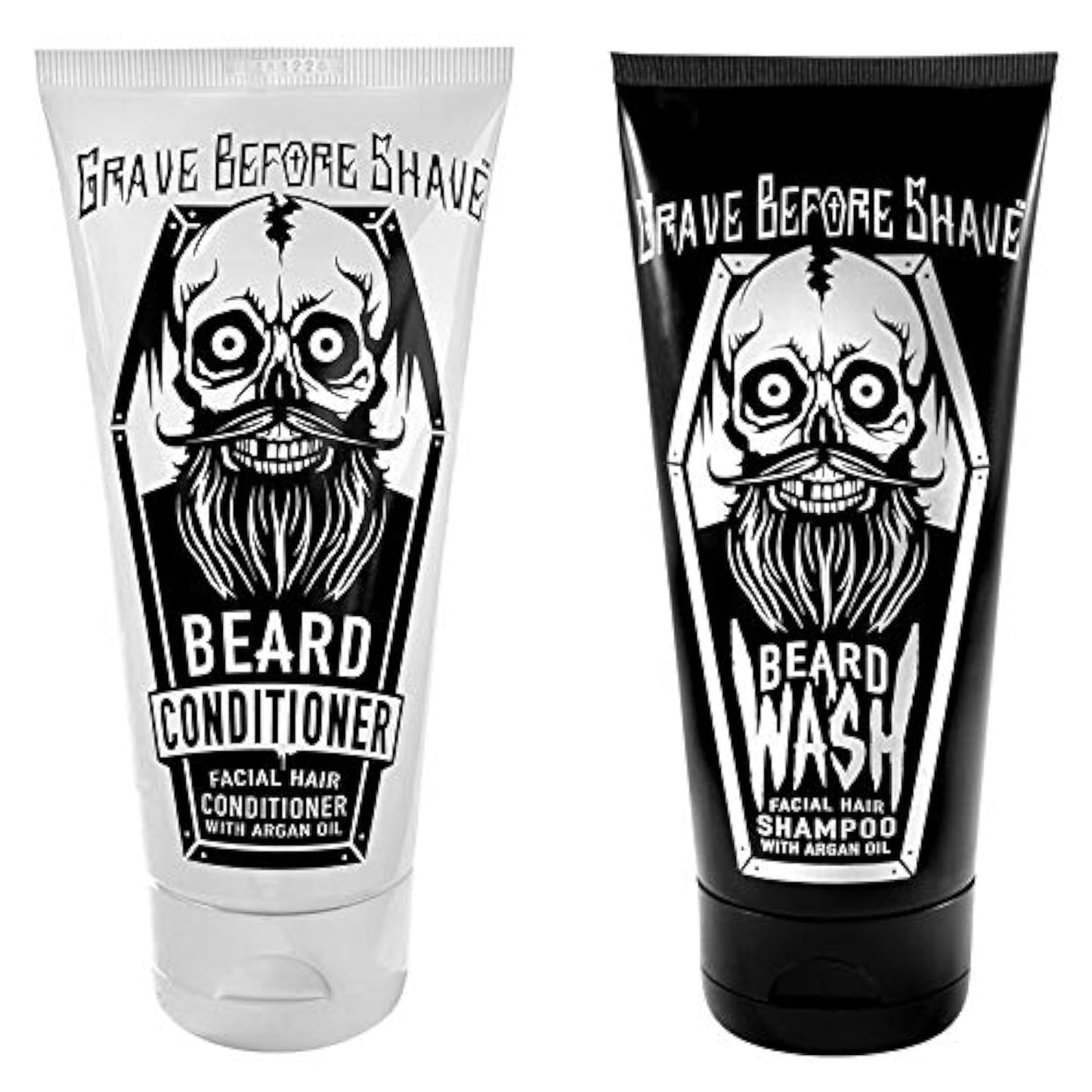 White Smoke Grave Before Shave™ Beard Wash & Beard Conditioner Pack