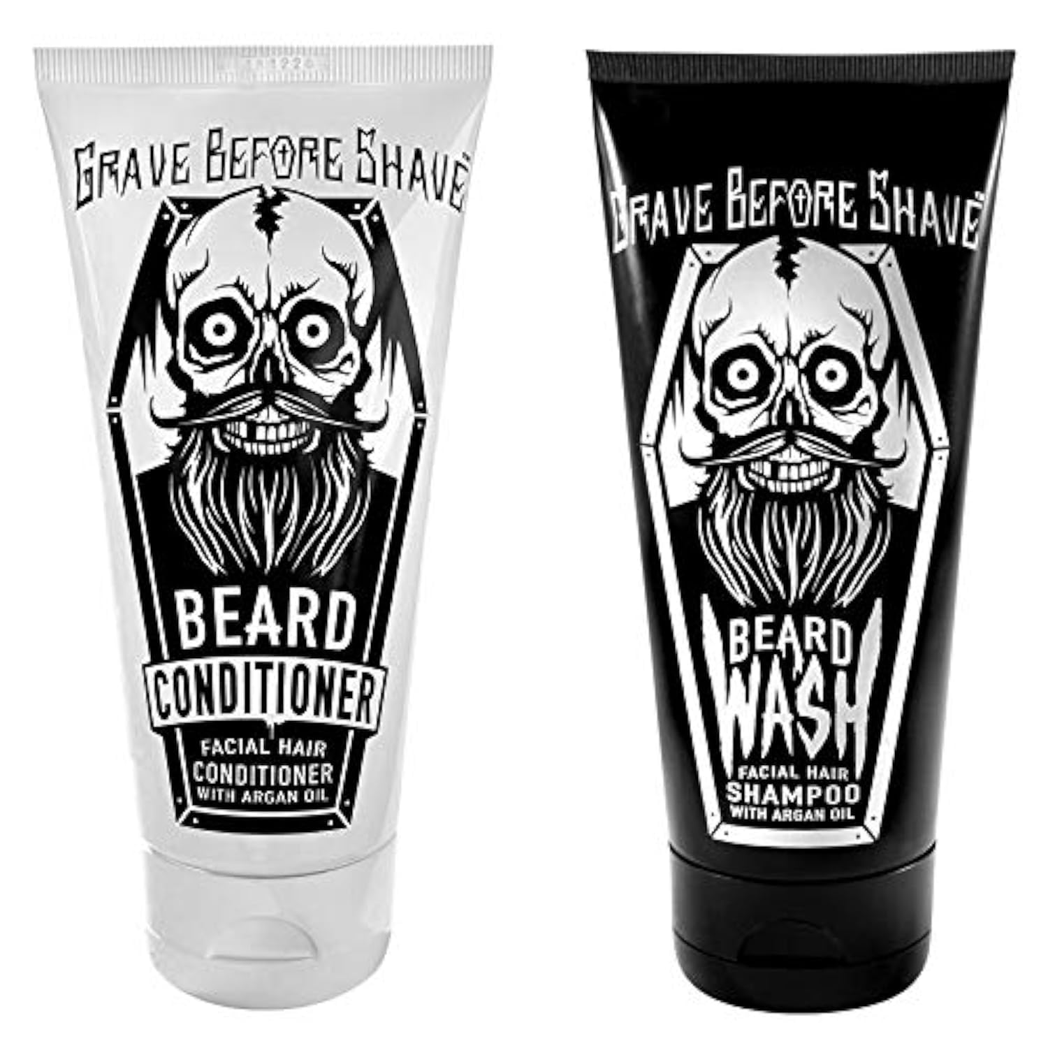 White Smoke Grave Before Shave™ Beard Wash & Beard Conditioner Pack