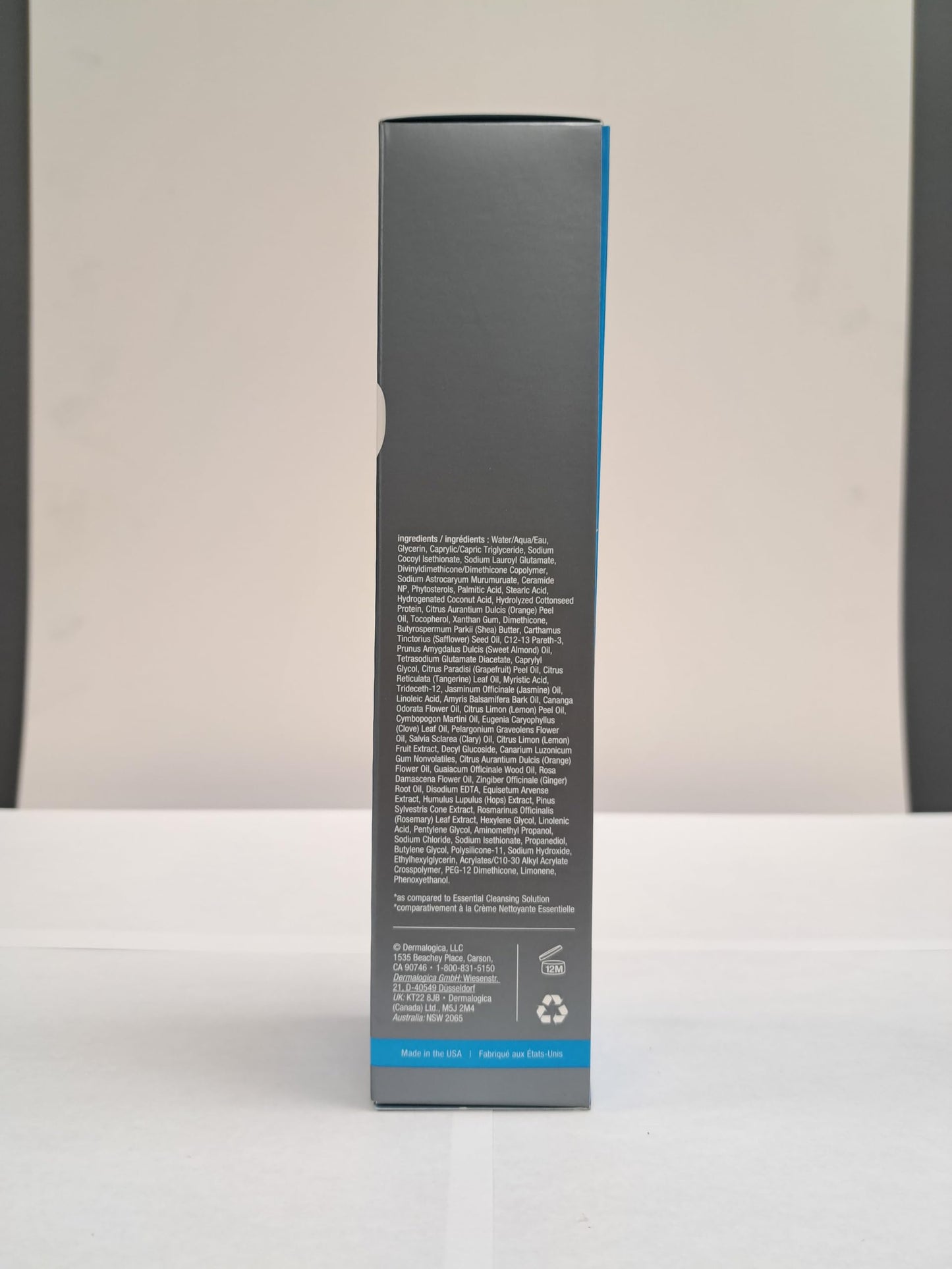 Light Gray Dermalogica Intensive Moisture Cleanser (10 Fl Oz) Hydrating Face Wash for Dry Skin - Cleans Skin Leaving it Feeling Smoother, Softer, and More Luminous