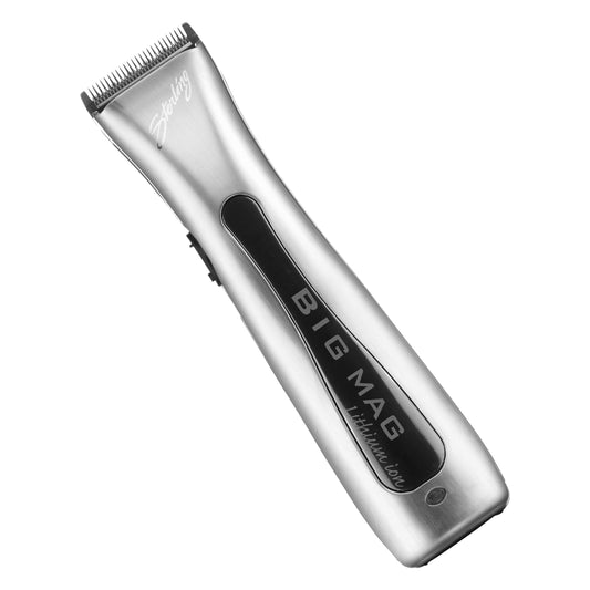 White Smoke Wahl Professional - Sterling Big Mag Clipper - Salon-Quality, Cordless, Electric Hair Clipper with Rotary Motor - Silver