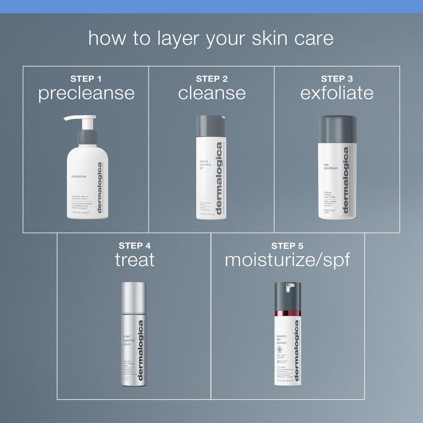 Slate Gray Dermalogica Smart Response Facial Serum, Anti Aging Serum with Lactic Acid and AHA, Hydrate, Brighten and Soothe Fine Lines and Wrinkles - 2 fl oz