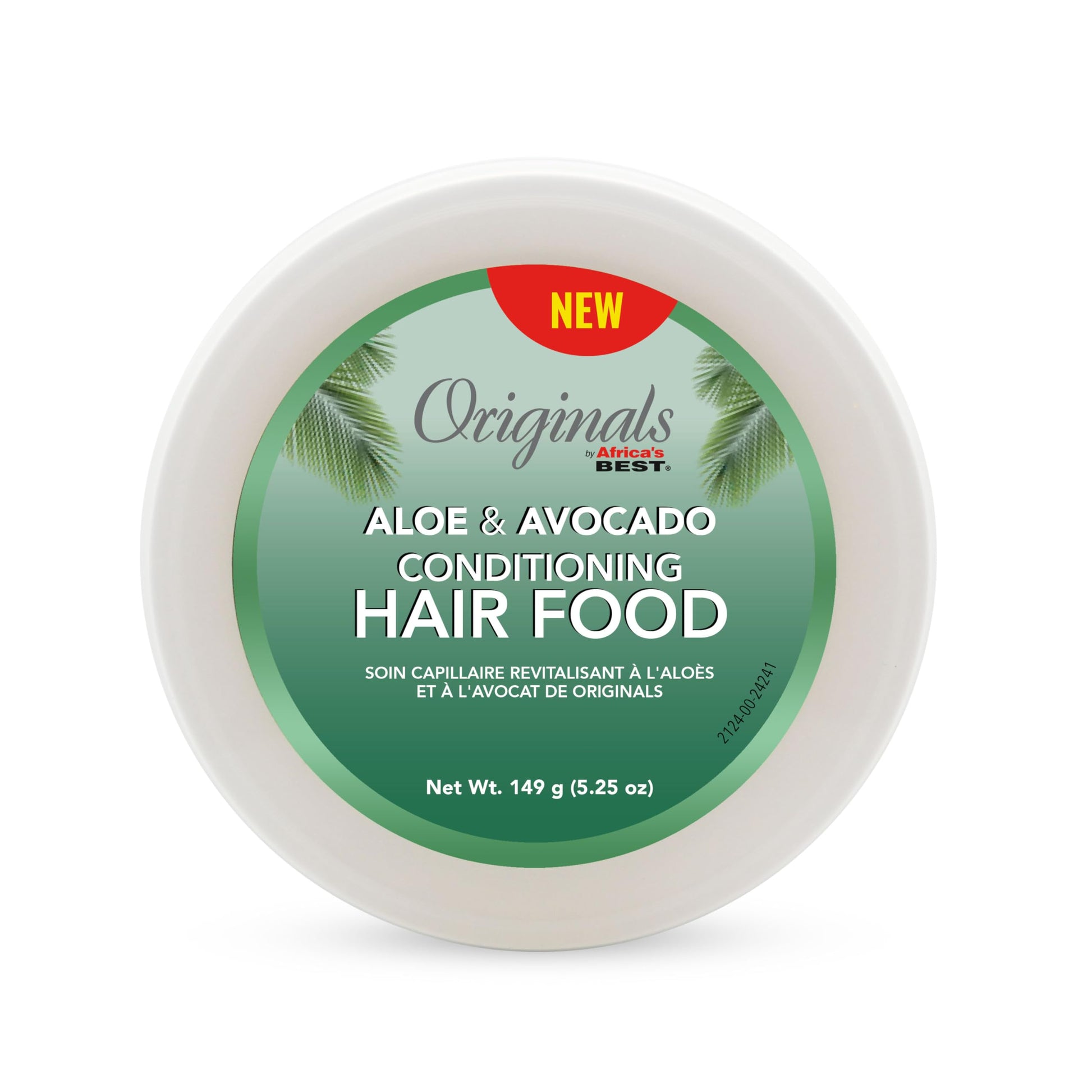 White Smoke Originals by Africa's Best Aloe & Avocado Conditioning Hair Food - for Brittle, Dry Hair, 5.25 oz
