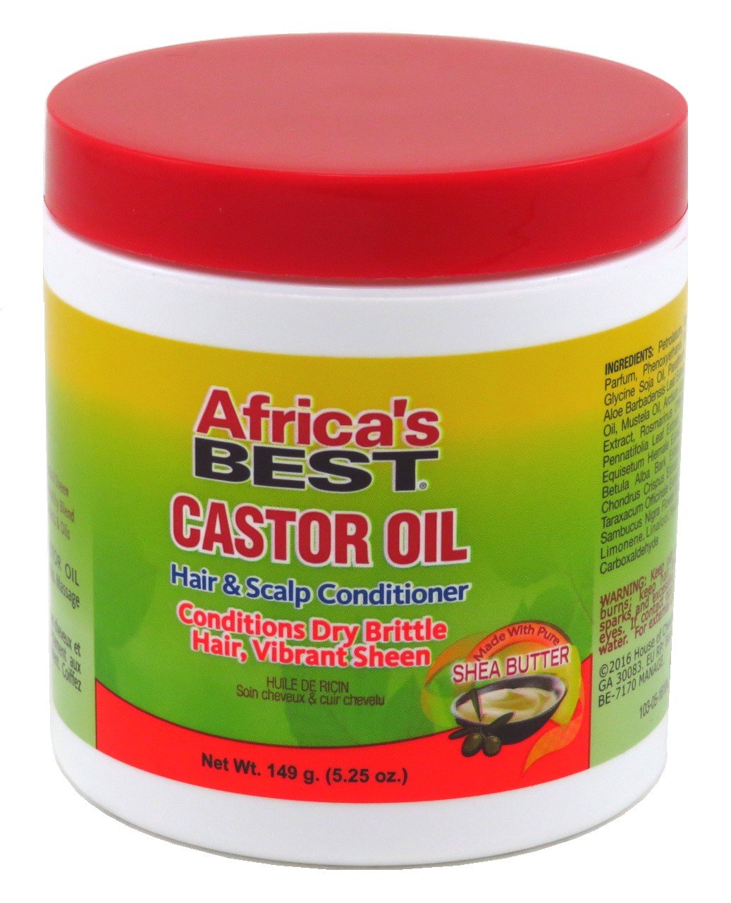 White Smoke Africas Best Castor Oil 5.25 Ounce (155ml) (2 Pack)