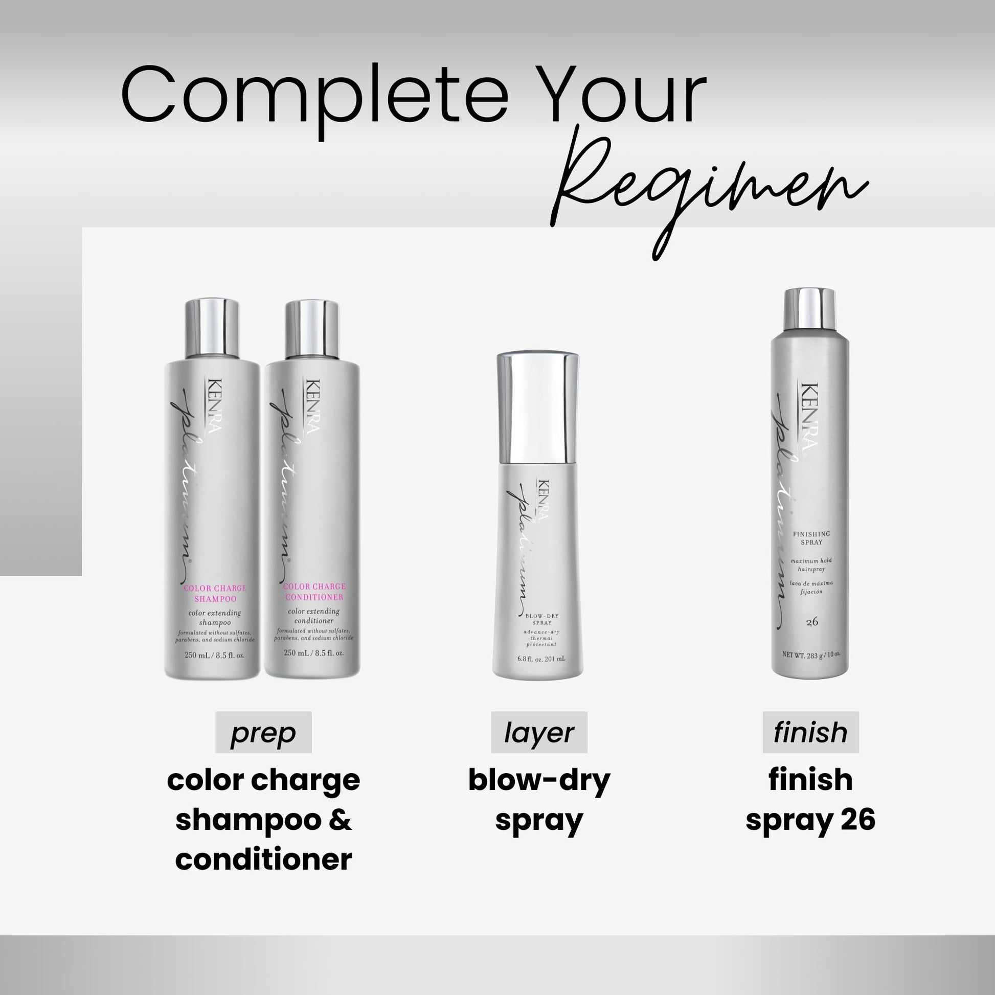 White Smoke Kenra Platinum Finishing Spray 26 50% | Maximum Hold Hairspray | Fast-drying, Non-Flaking, Non-Drying | Humidity-Resistant |All-Day Style Retention |High-Shine Finish |All Hair Types | 10 oz (2-Pack)