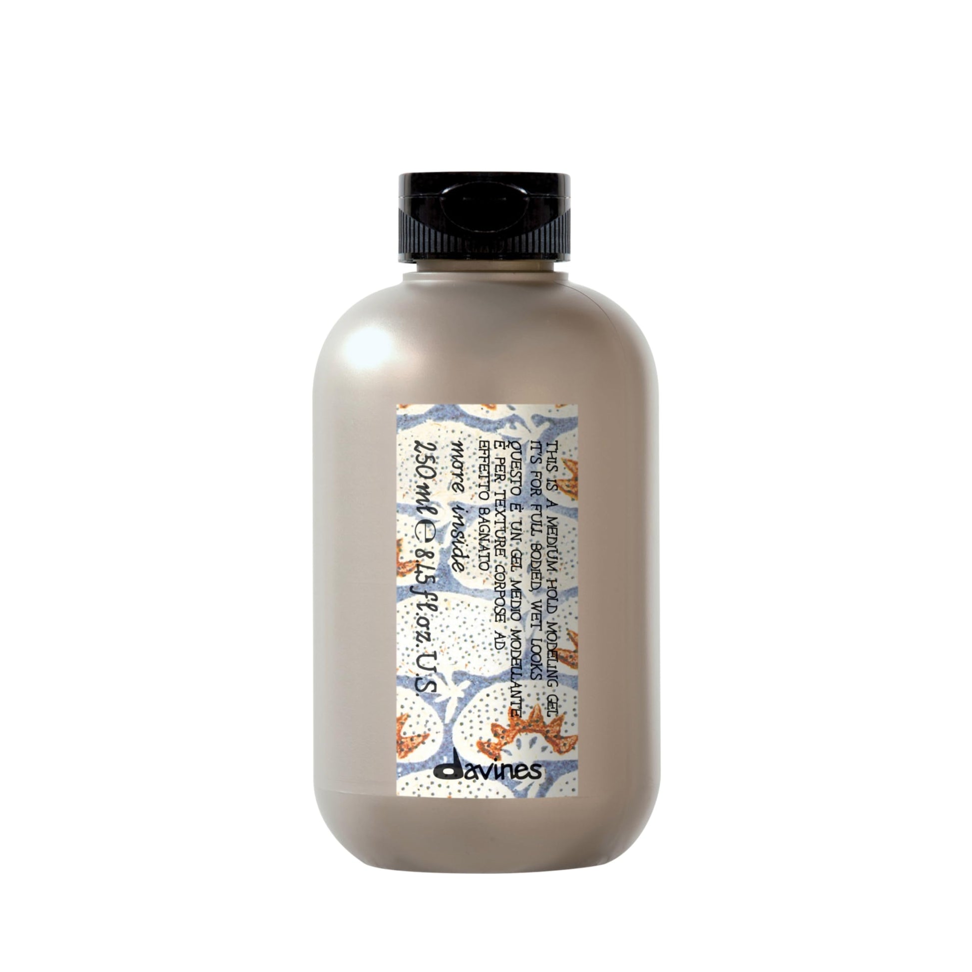 White Smoke Davines This Is A Medium Hold Modeling Gel, Medium Hold Structure & Body - Adds Body & Elasticity to Defined Looks - No Flaking or Residue, 8.45 Fl Oz