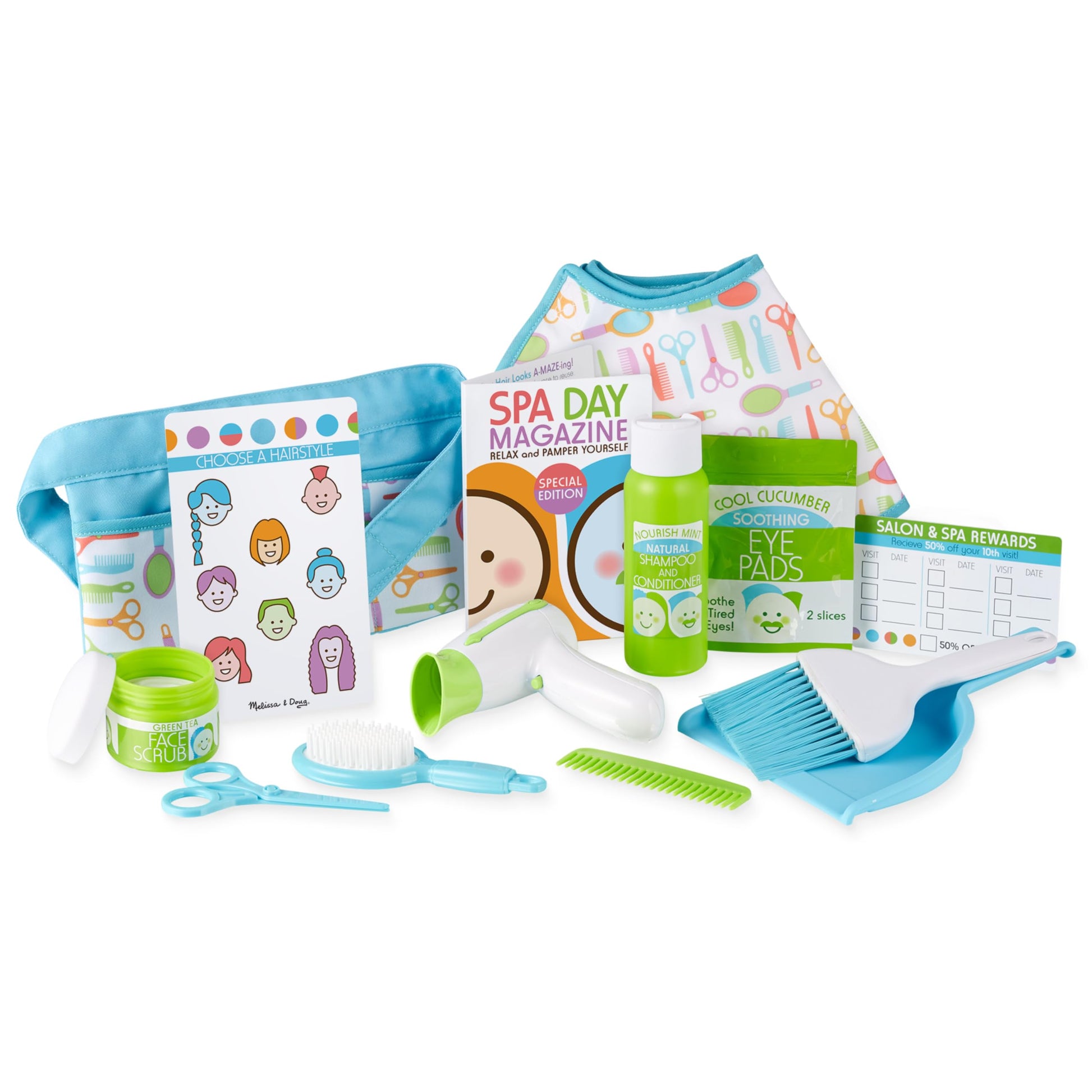 White Smoke Melissa & Doug Love Your Look - Salon & Spa Play Set