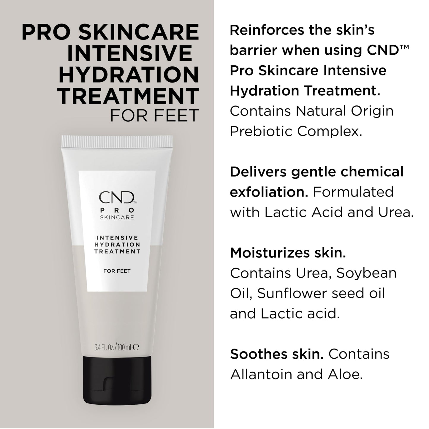 White Smoke CND PRO SkinCare Feet Intensive Hydration Treatment for Feet