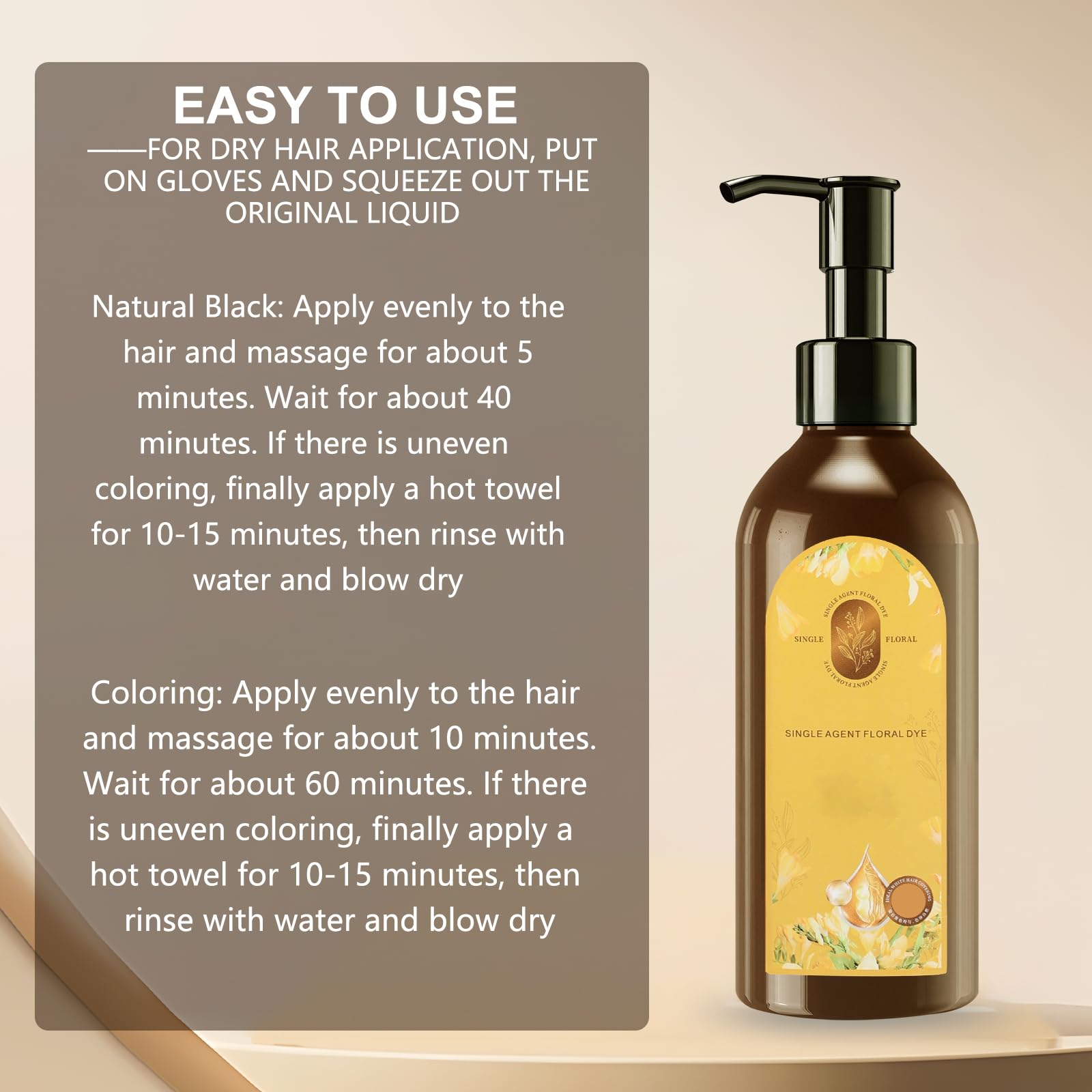 Dim Gray Nourishing Plant-Based Hair Color, 2026 New 3 In1 Shampoo Hair Dye, Long-Lasting & Natural Hair Color Shampoo for Gray Coverage, Softens and Adds Shine for Women Men (Chestnut Brown)