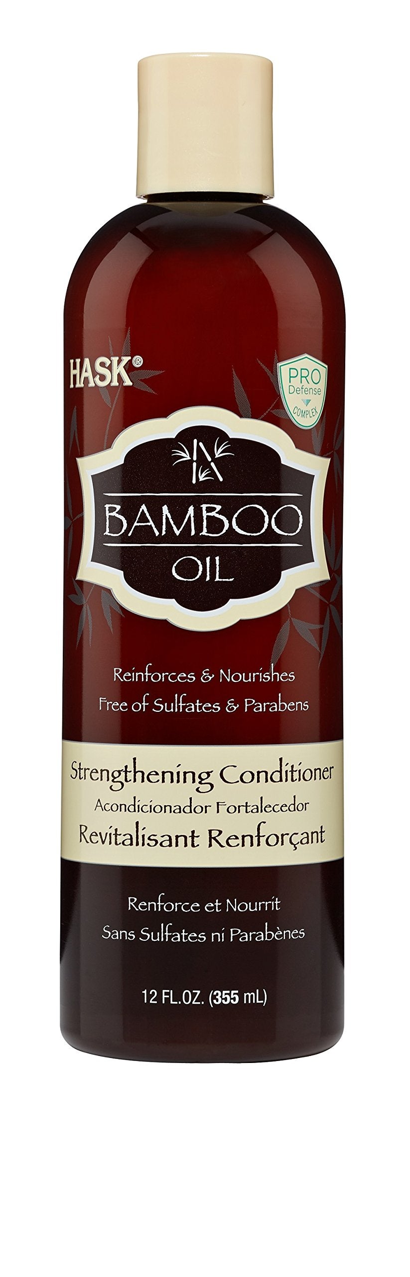 White Smoke Hask Hask Bamboo Strengthening Conditioner 12 Oz, 12 Oz