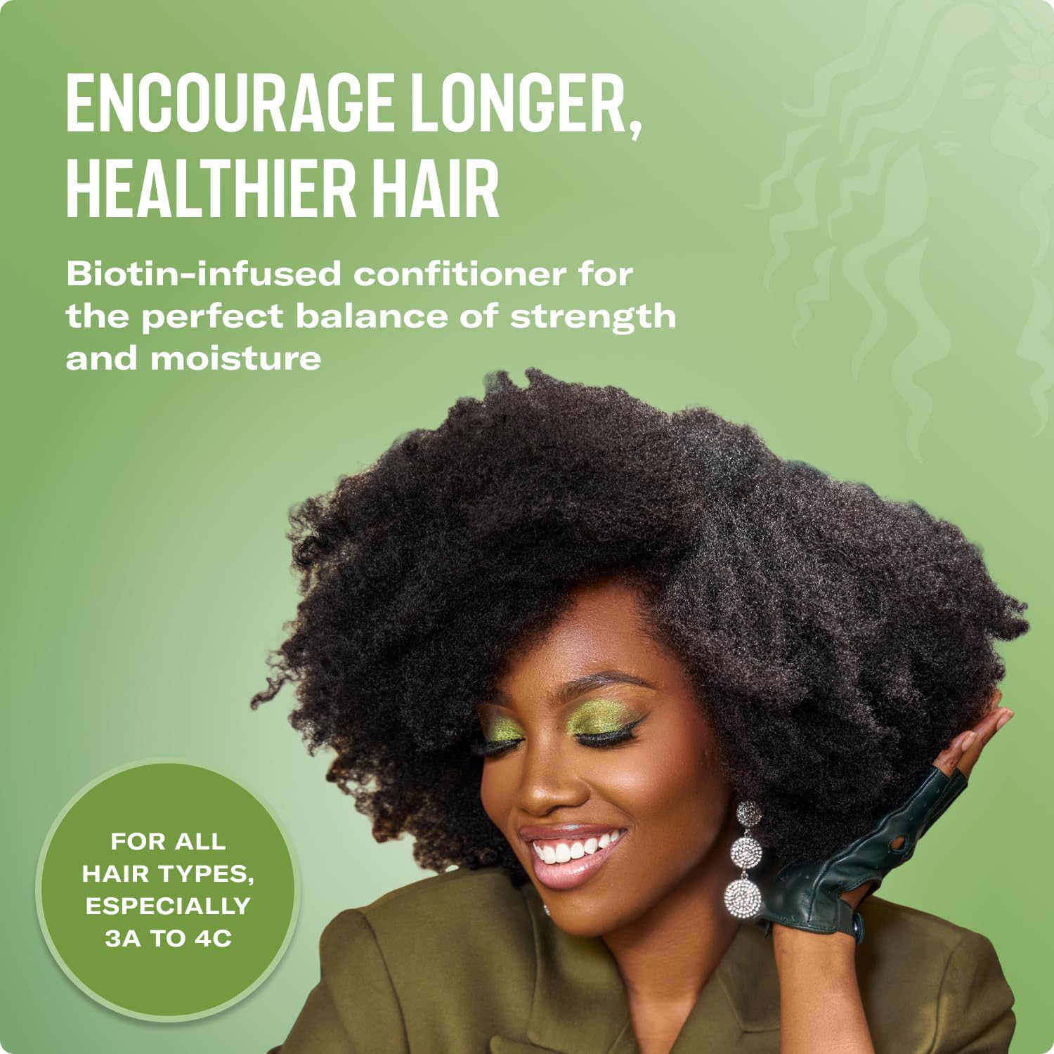 Dark Sea Green Mielle Organics Rosemary Mint Strengthening Hair Conditioner for Women & Men - Biotin Infused Detangling & Hydrating Conditioner to Increase Manageability & Support Longer, Healthier Strands, 12 oz