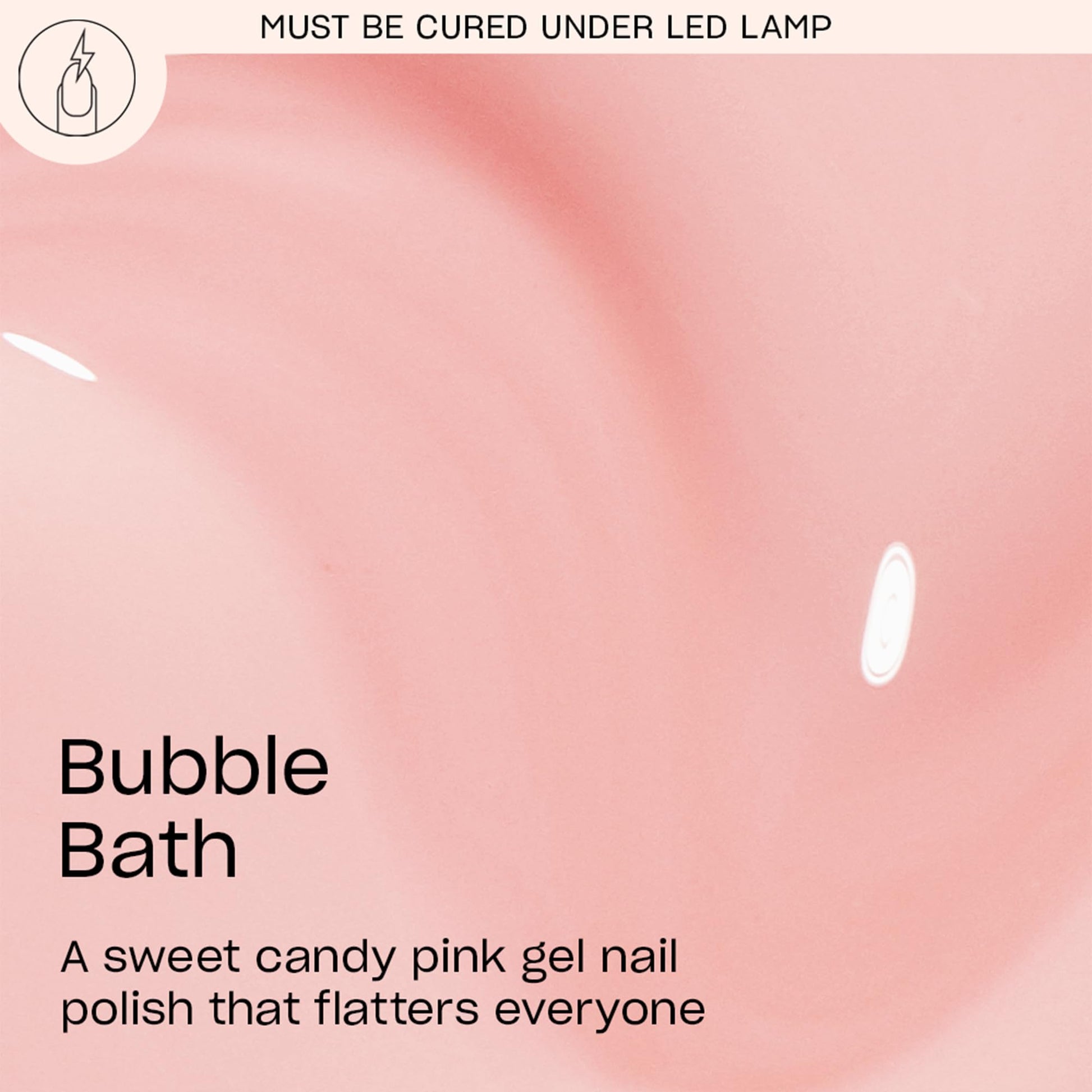 Light Pink OPI GelColor Bubble Bath | Sheer Nude Pink Crème LED Cure Gel Nail Polish | Salon-Quality Shine, Long-Lasting Wear | Vegan & HEMA Free | 0.5 Fl Oz