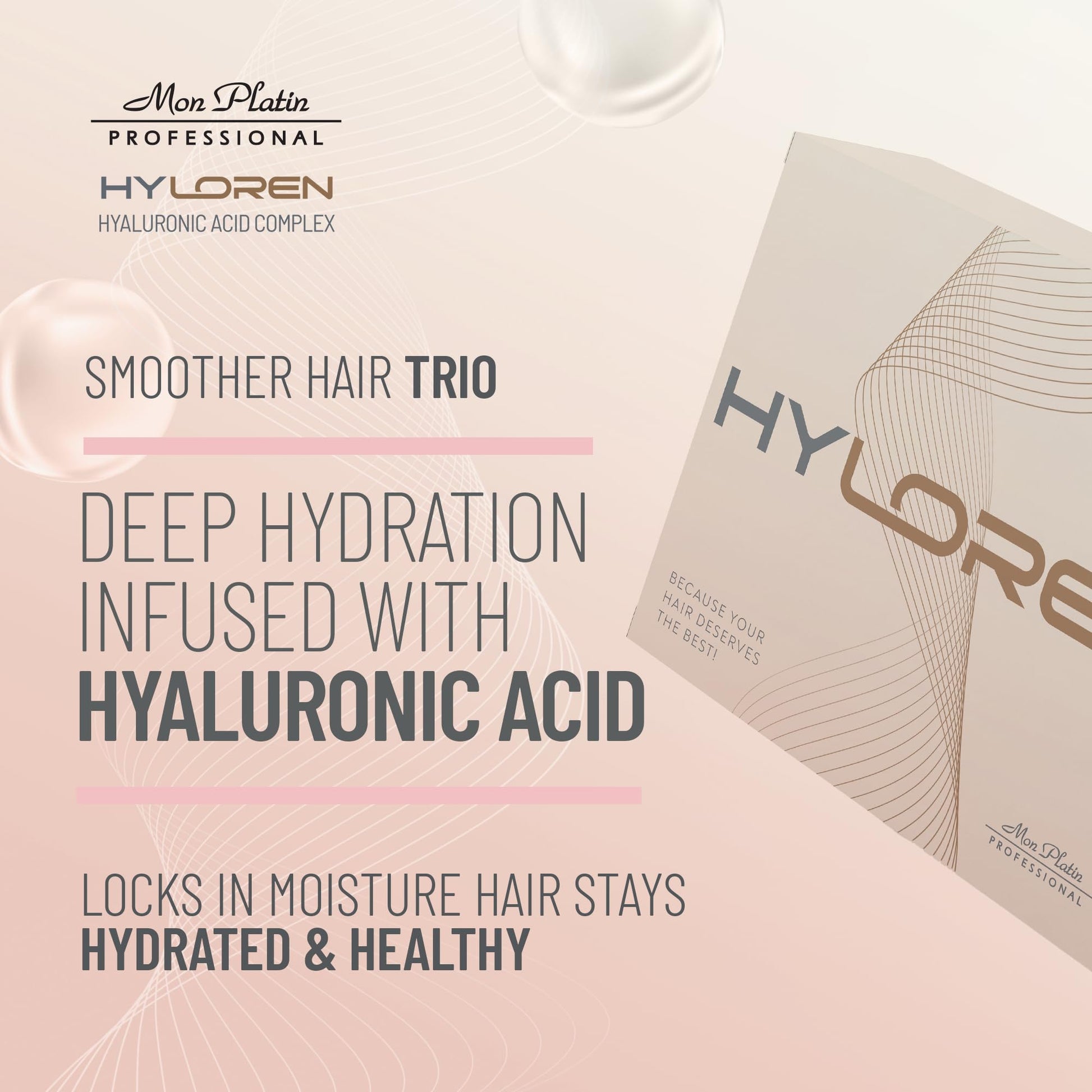 Thistle Mon Platin Hair Mask & Dream Hair Spray Bundle, Smoothing Shampoo – Deep Conditioning Anti-Frizz Formula for Straightened Hair with Glossy Shine & Heat Protection