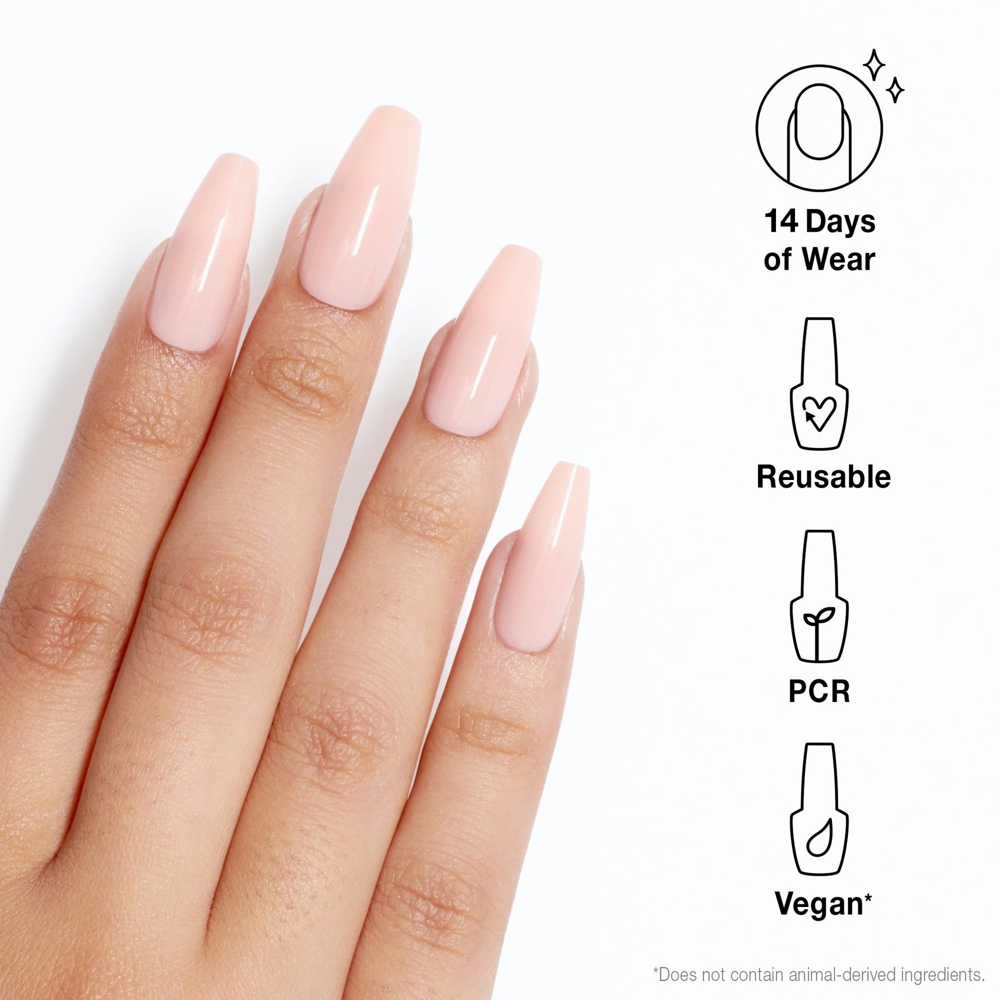 White Smoke Bundle of OPI xPress/On Press On Nails, With Nail Glue, Long Neutral Coffin Shape Nails, Bubble Bath + OPI ProSpa Nail and Cuticle Oil, 0.5 fl oz