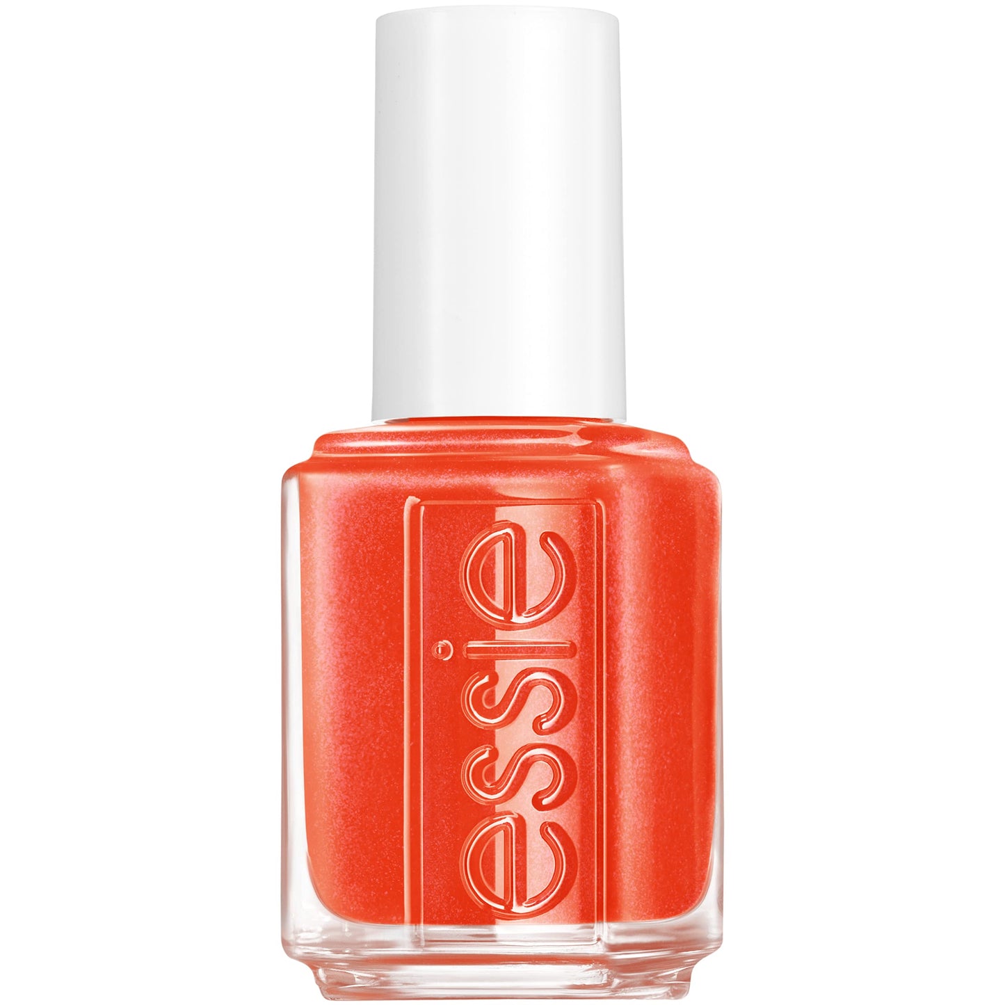 White Smoke essie Nail Polish, Salon-Quality Muted Orange-Red Nail Polish, Ferris Of Them All, Vegan, Make No Concessions, 0.46 fl oz