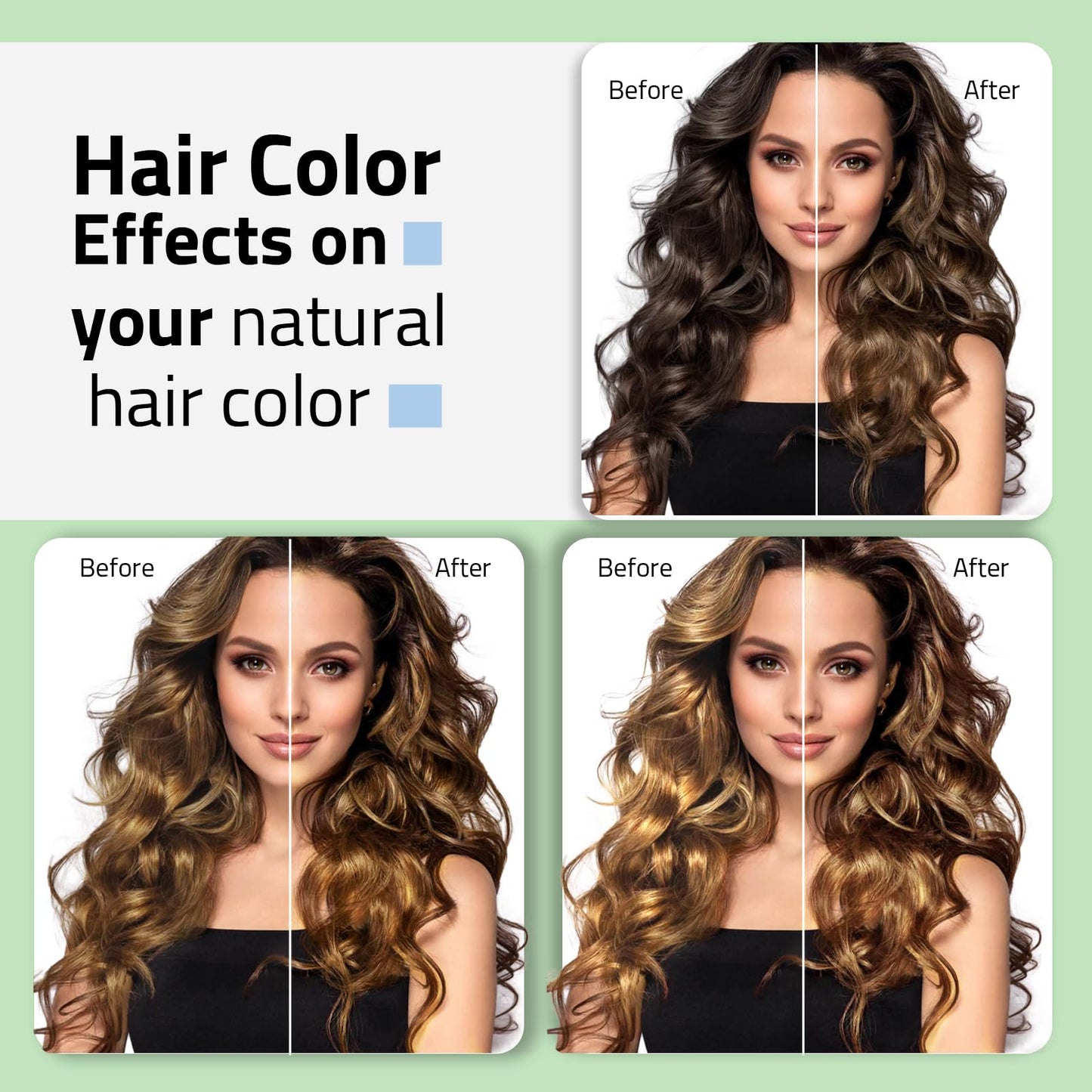 White Smoke Chestnut Brown Hair Dye Shampoo, Leorx 3 In 1 Color Shampoo Instant Herbal Coloring Shampoo Refresh Hair For Women&Men - Tintes Para El Cabello Profesional - Easy to Use at Home