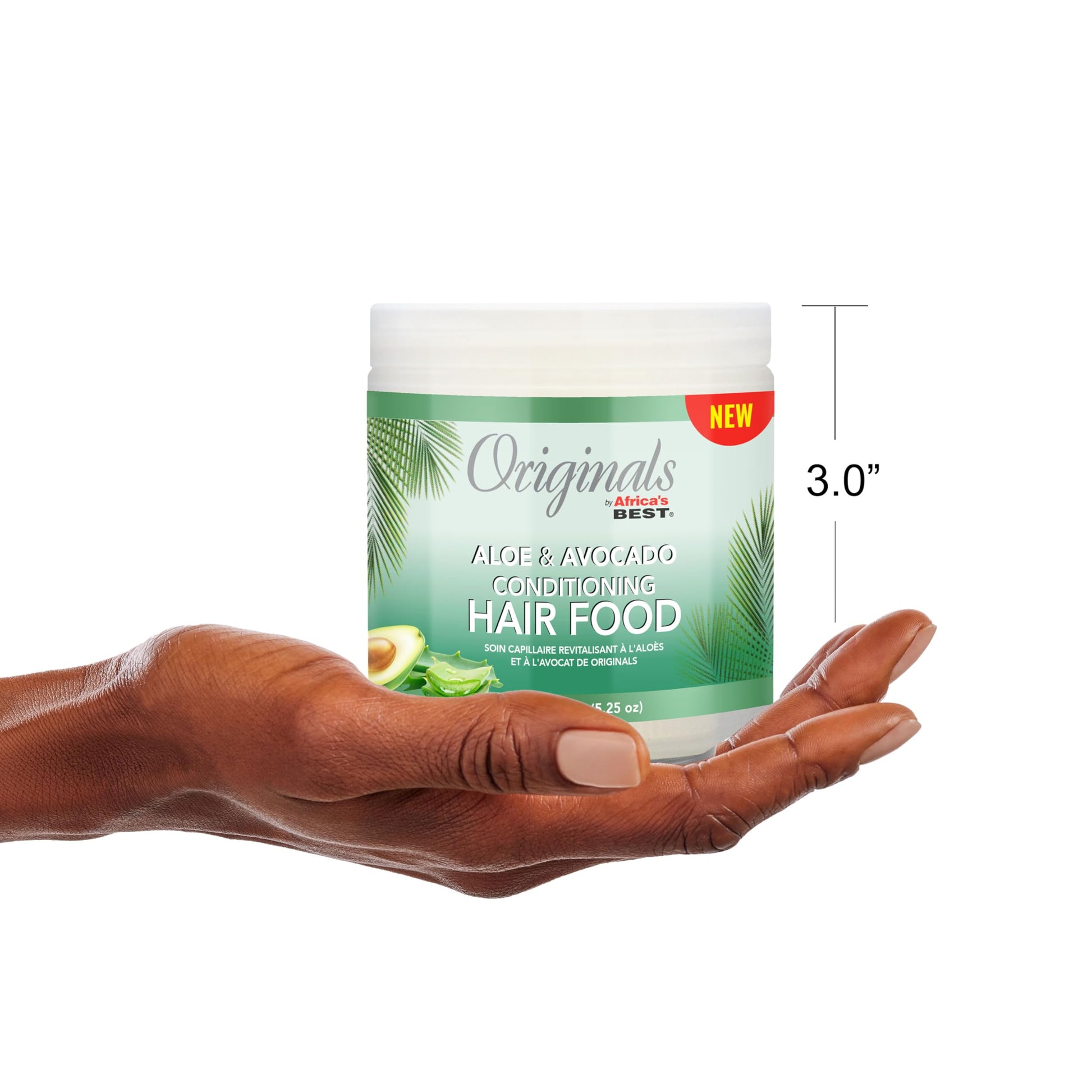White Smoke Originals by Africa's Best Aloe & Avocado Conditioning Hair Food - for Brittle, Dry Hair, 5.25 oz