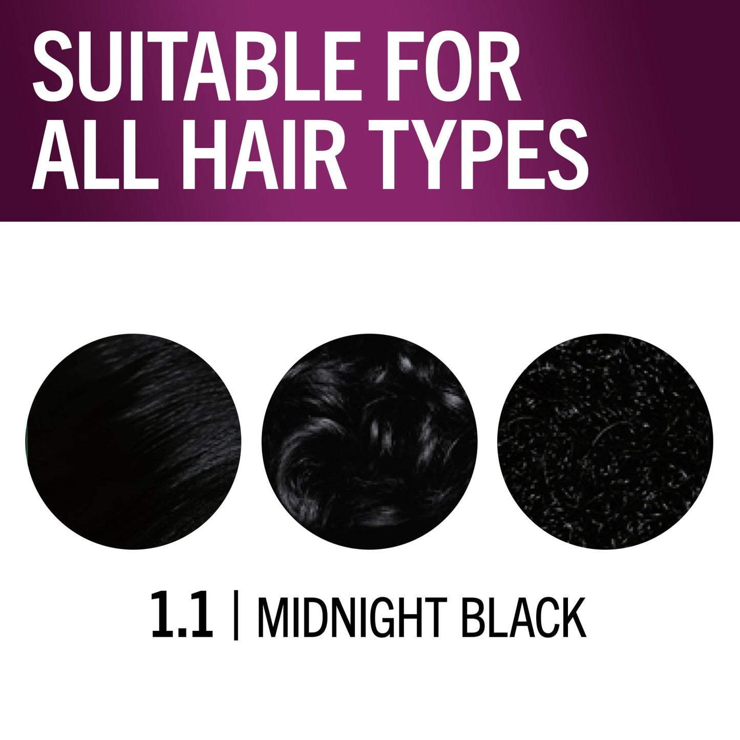 White Smoke Schwarzkopf Keratin Permanent Hair Dye Cream, 1.1 Midnight Black, Professional Quality Color for Up to 100% Gray Coverage, Bond Enforcing System