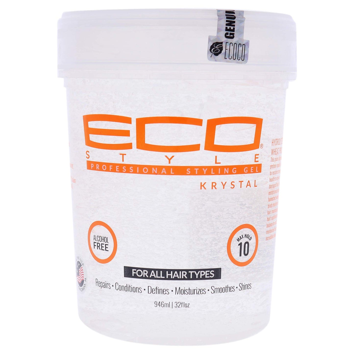Lavender ECOCO Styling Gel Krystal 32 oz Pack of
