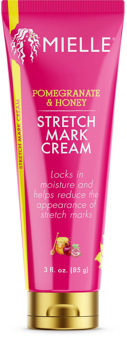White Smoke Mielle Organics Pomegranate & Honey Stretch Mark Cream, 3 Ounces
