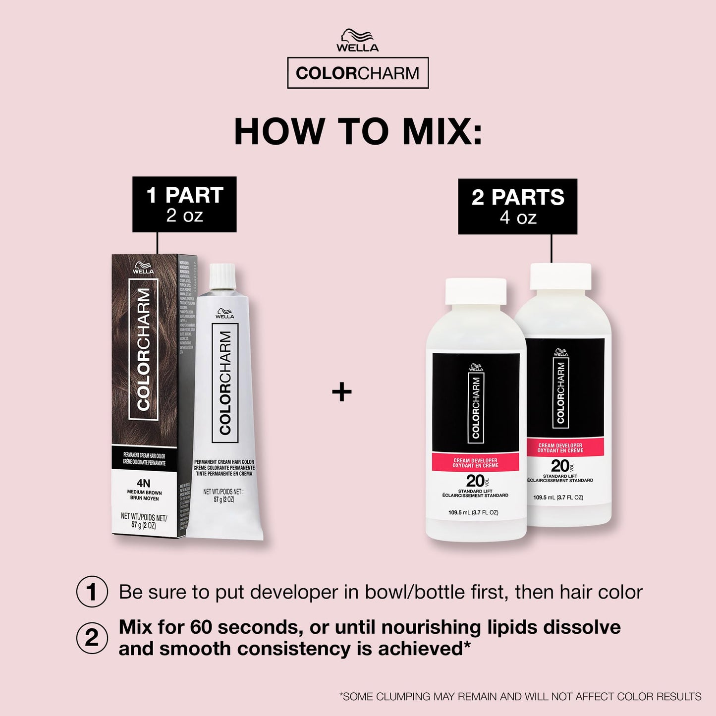 Light Gray COLORCHARM Permanent Cream Hair Color, 5RR Crimson, 2 oz.