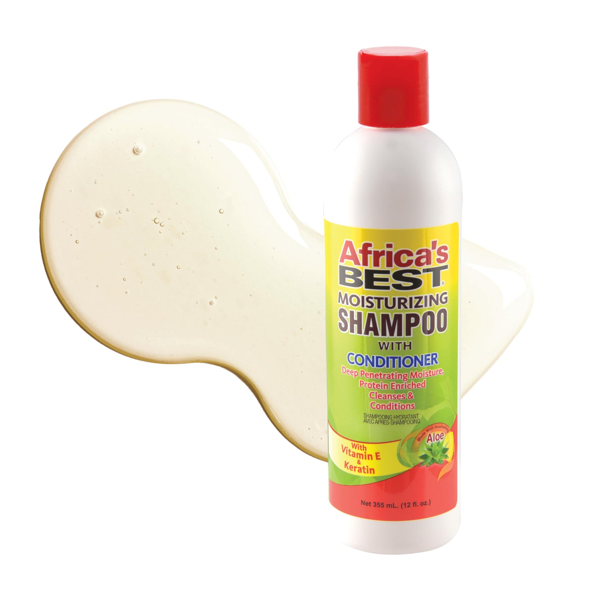 White Smoke Africa's Best Moisturizing Shampoo With Conditioner, 12 Oz,Green,1-108-12-1200