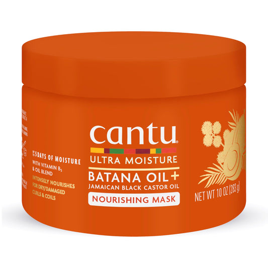 Orange Red Cantu Ultra Moisture Nourishing Mask with Batana Oil + Jamaican Black Castor Oil, 10 oz