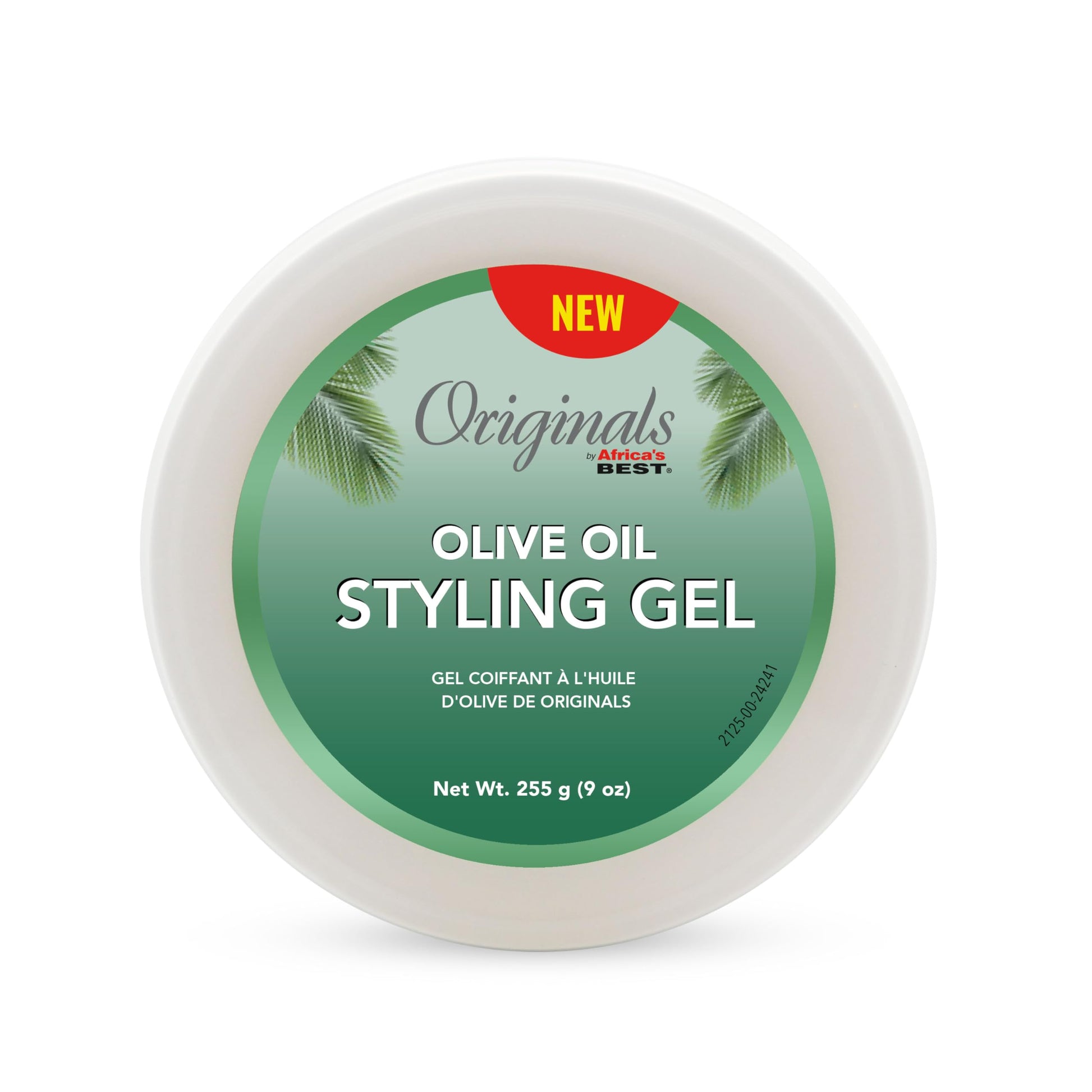 White Smoke Originals by Africa's Best Olive Oil Styling Gel - for Non-Flaky, Superior Hold and Shine - 9 oz