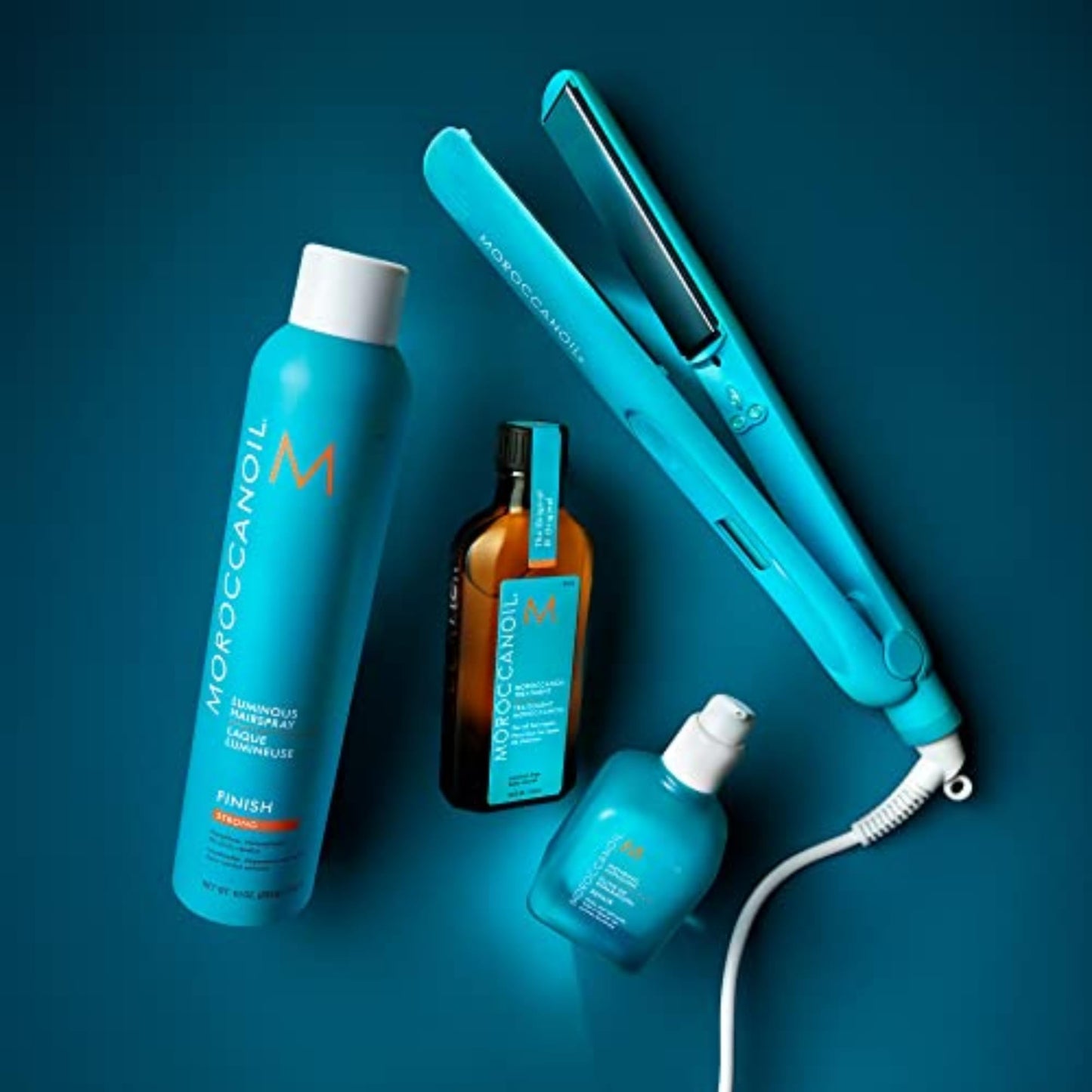 Dark Slate Gray Moroccanoil Perfectly Polished Titanium Flat Iron