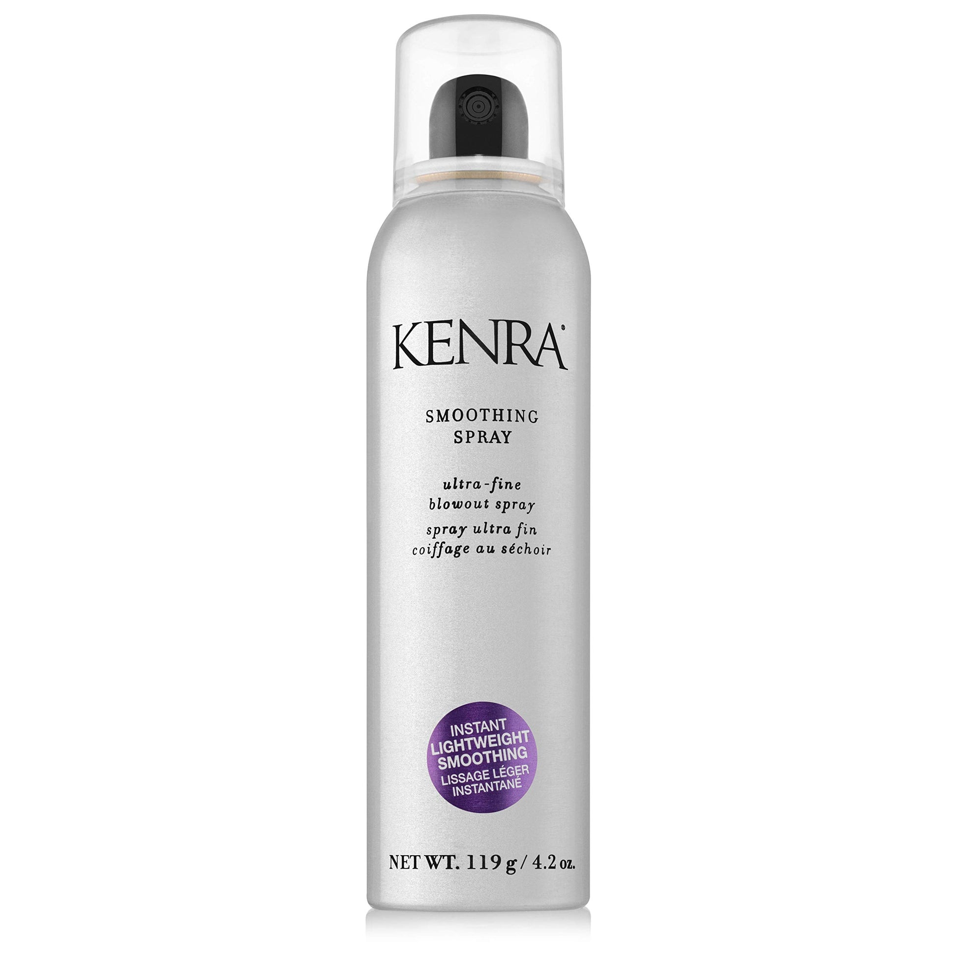 Gray Kenra Professional Smoothing Spray | Ultra-Fine Blowout Spray | Heat Protectant | Provides Instant Smoothing For Fine To Medium Hair | Up to 3 Days of Frizz Control | Humidity Resistance | 4.2 oz.