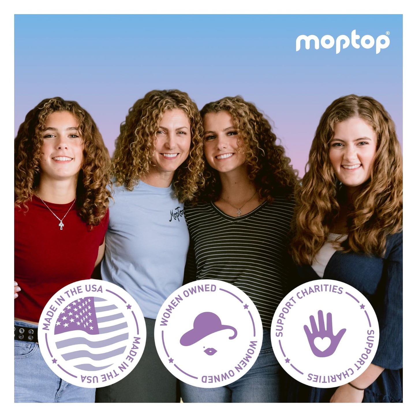 White Smoke MopTop Leave In Conditioner for Curly Hair – Hair Moisturizer to Soften, Moisturize & Hydrate, Anti Frizz for All Textures & Curl Types, Sulfate & Paraben Free Hair Conditioner