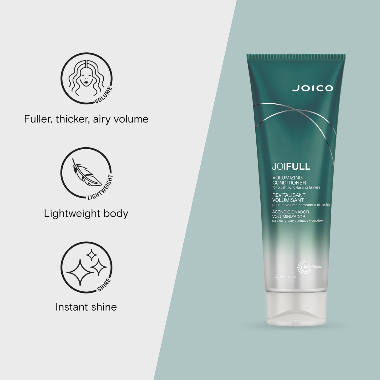 Lavender JoiFULL Volumizing Conditioner | For Fine, Thin Hair | Add Instant Body | Long-Lasting Fullness | For Thicker Bouncier Hair | Boost Shine | With Lotus Flower & Bamboo Extract | 8.5 Fl Oz