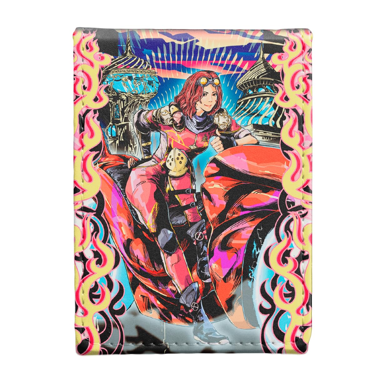 Navajo White Ultra Pro - Aetherdrift Chandra, Spark Hunter Alcove Flip Deck Box for Magic: The Gathering, Deck Holder, MTG Accessory, Trading Card Case, Magic The Gathering D&D TCG Storage Box